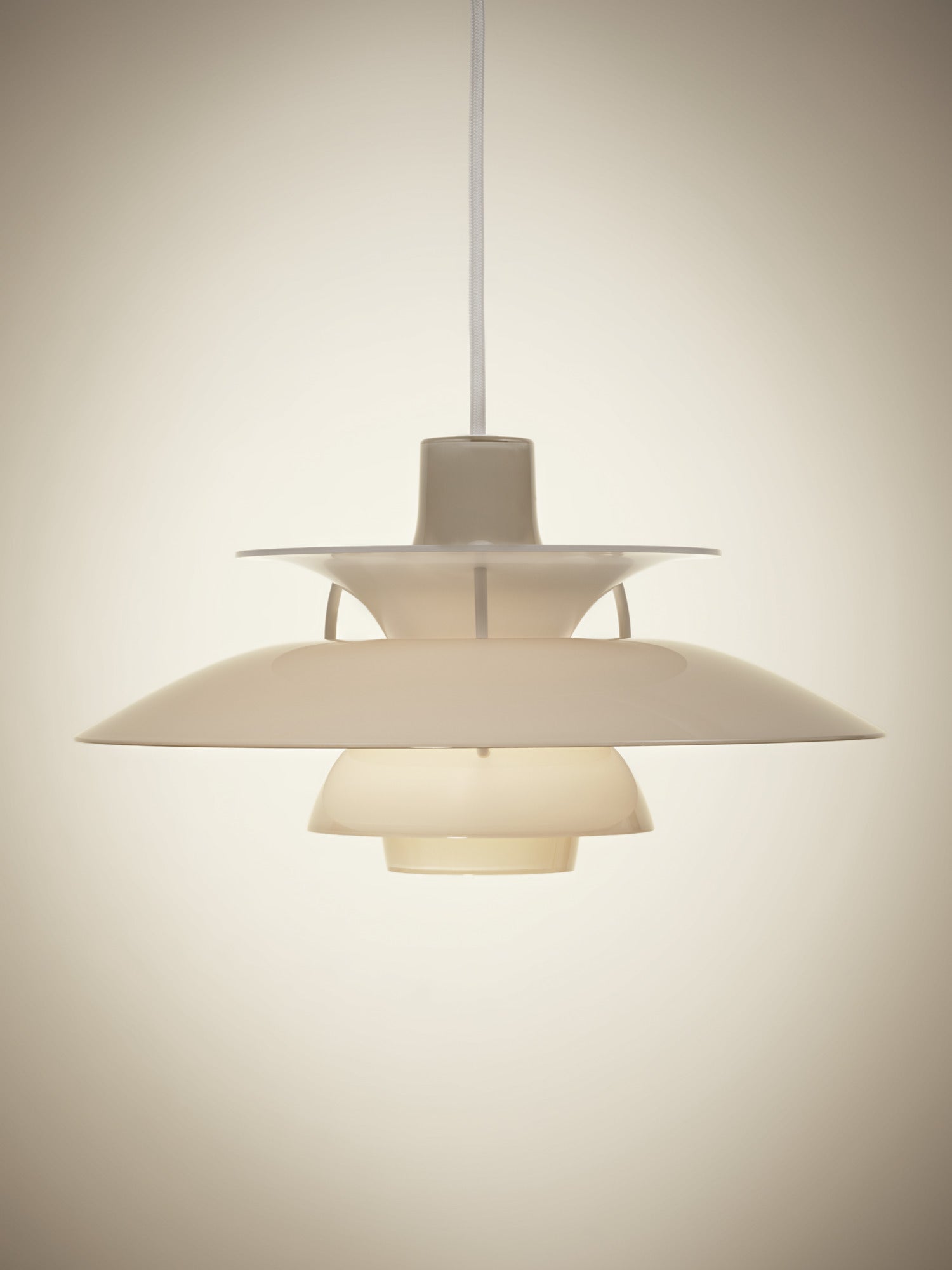 Hanging lamp PH 5 OPAL beige