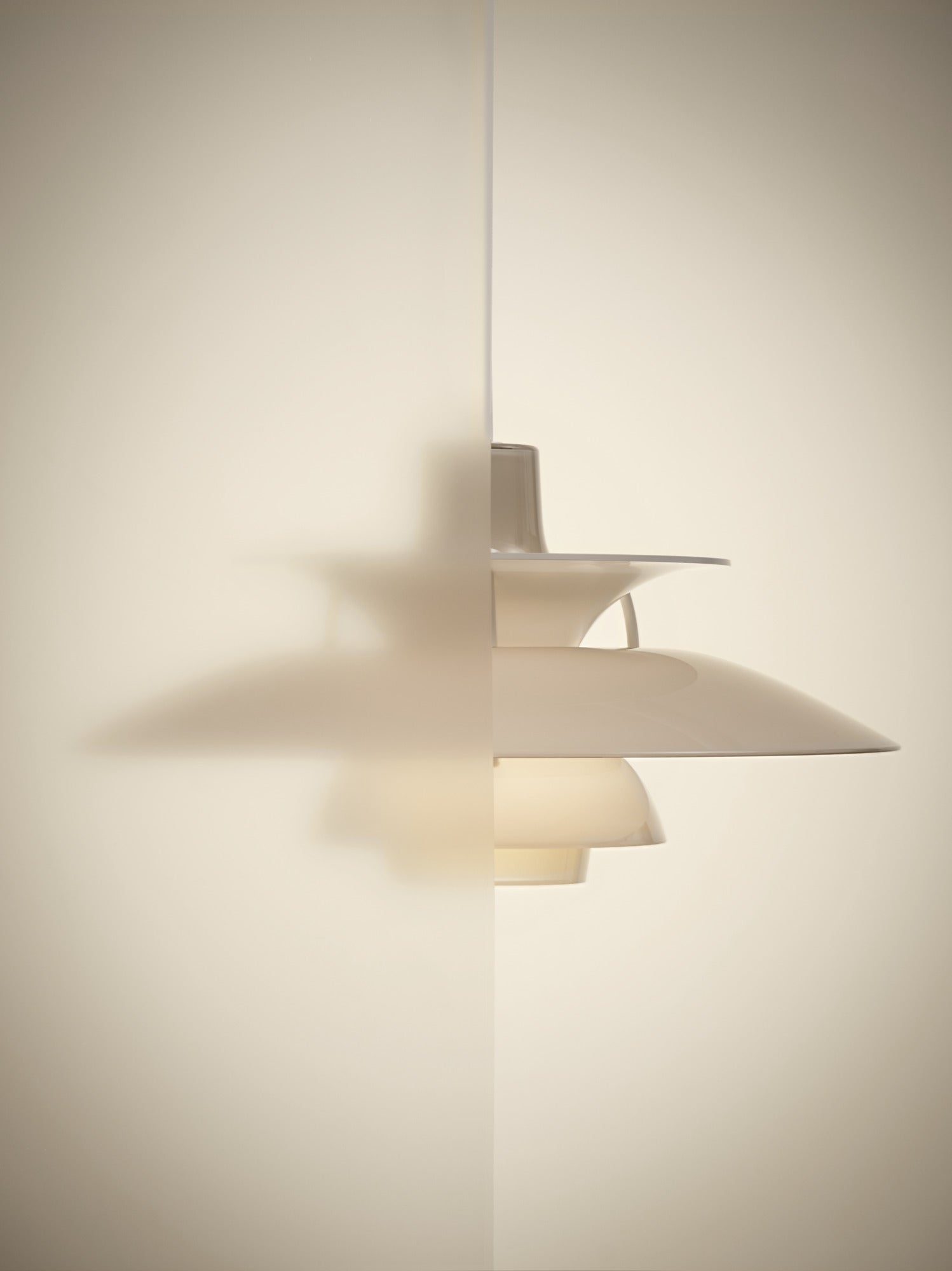 Hanging lamp PH 5 OPAL beige