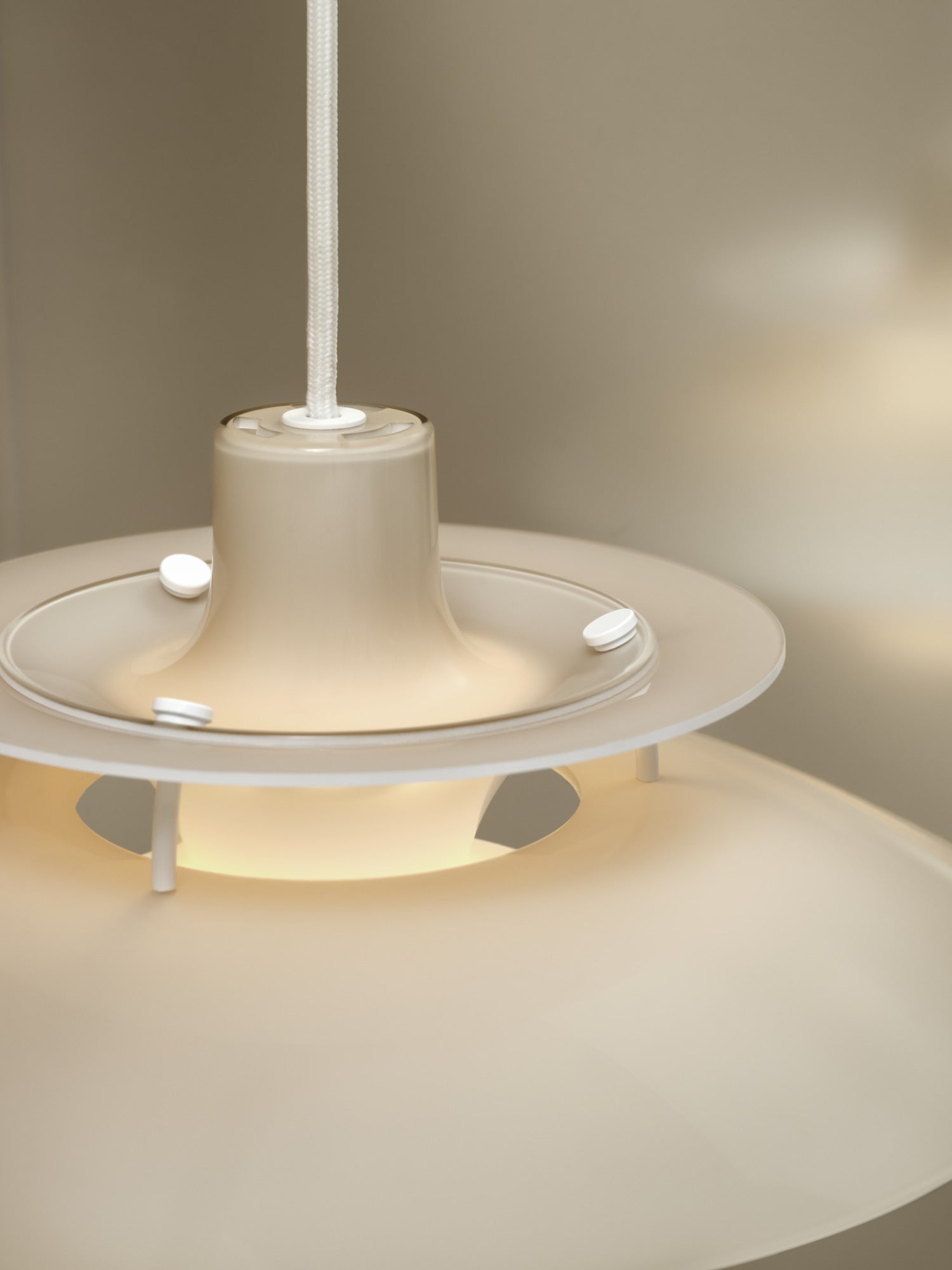 Hanging lamp PH 5 OPAL beige