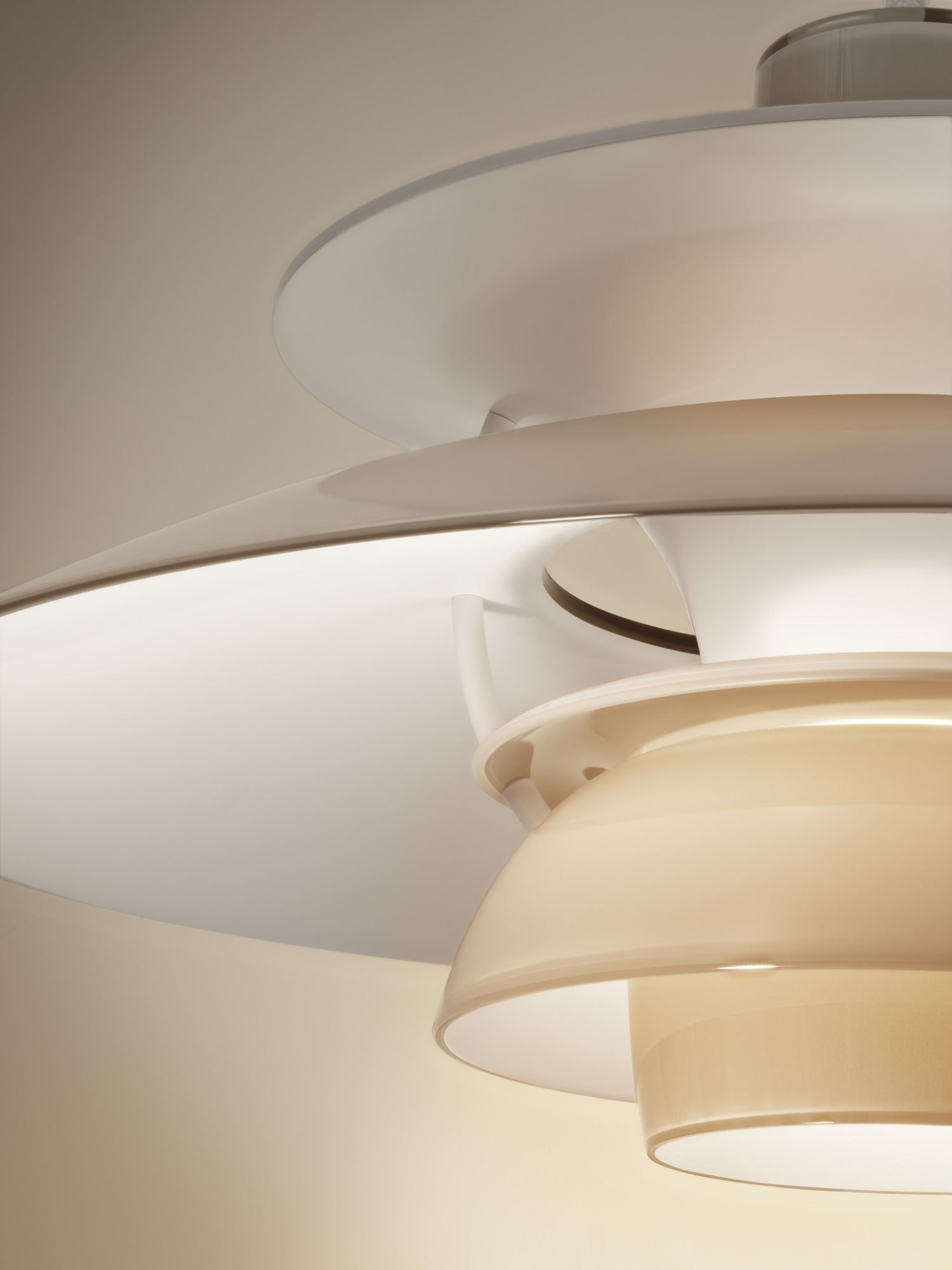 Hanging lamp PH 5 OPAL beige