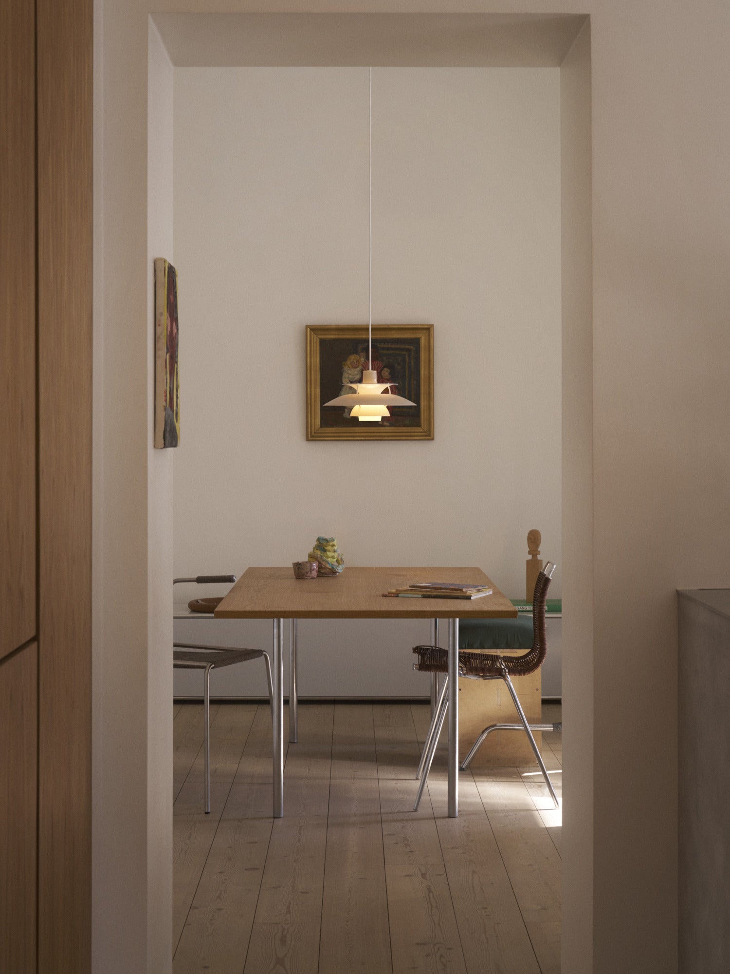 Hanging lamp PH 5 OPAL beige