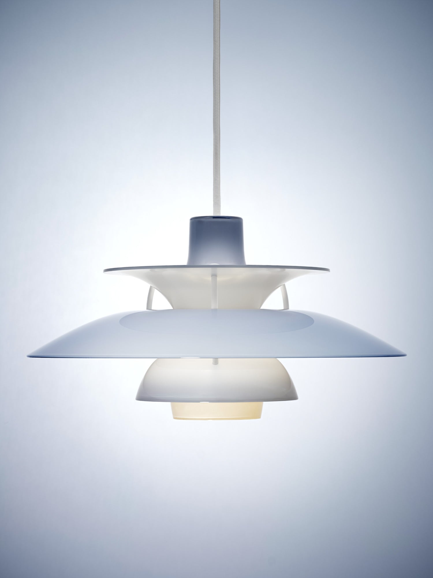 Hanging lamp PH 5 OPAL blue