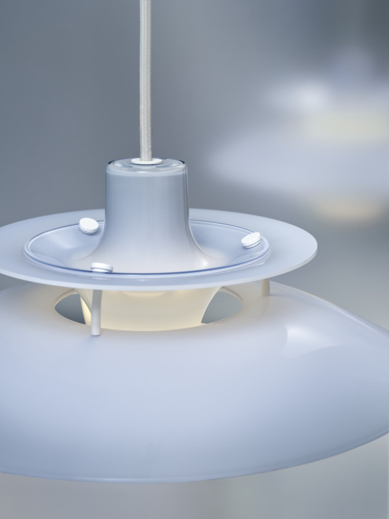 Hanging lamp PH 5 OPAL blue