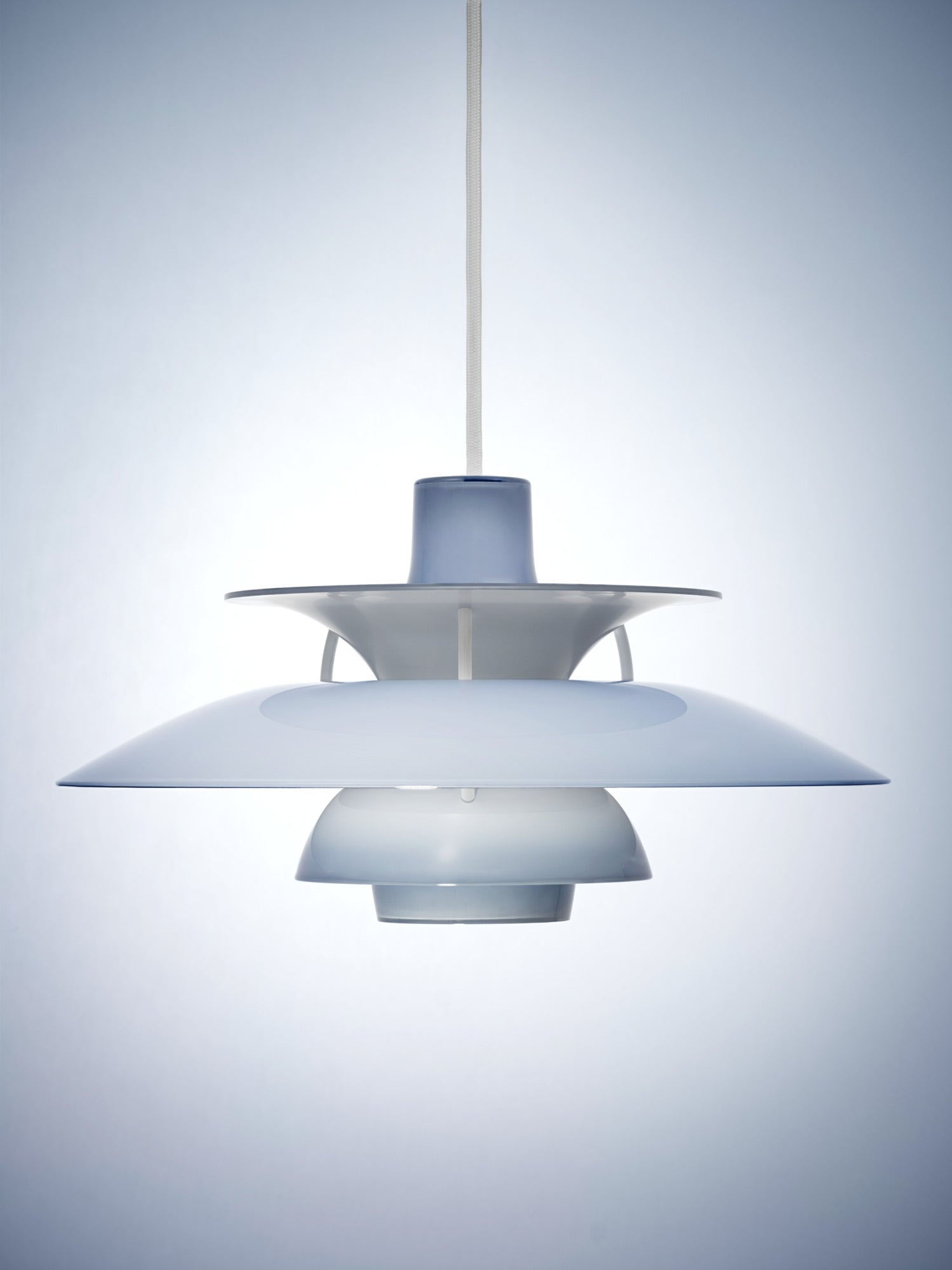 Hanging lamp PH 5 OPAL blue