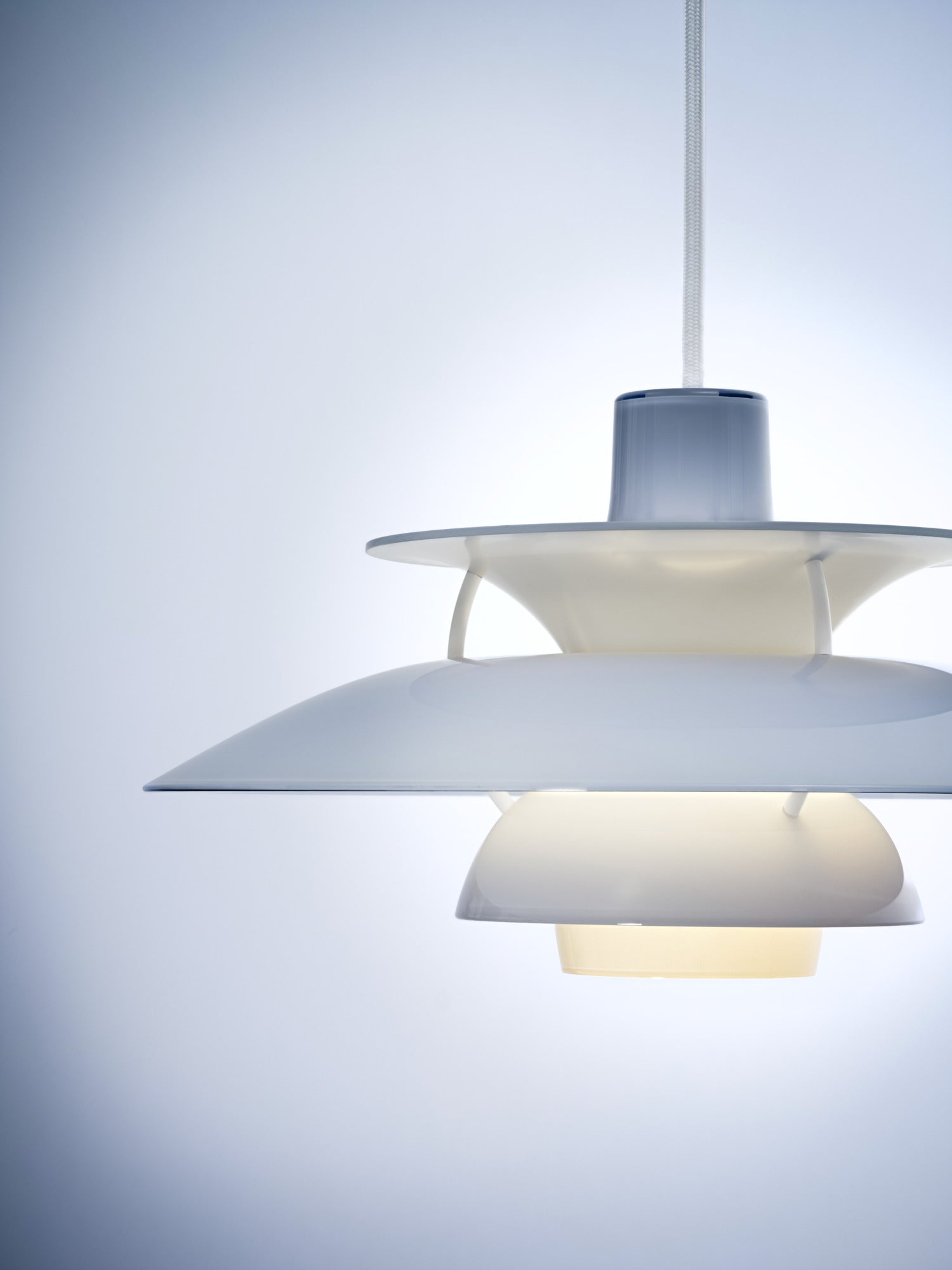 Hanging lamp PH 5 OPAL blue