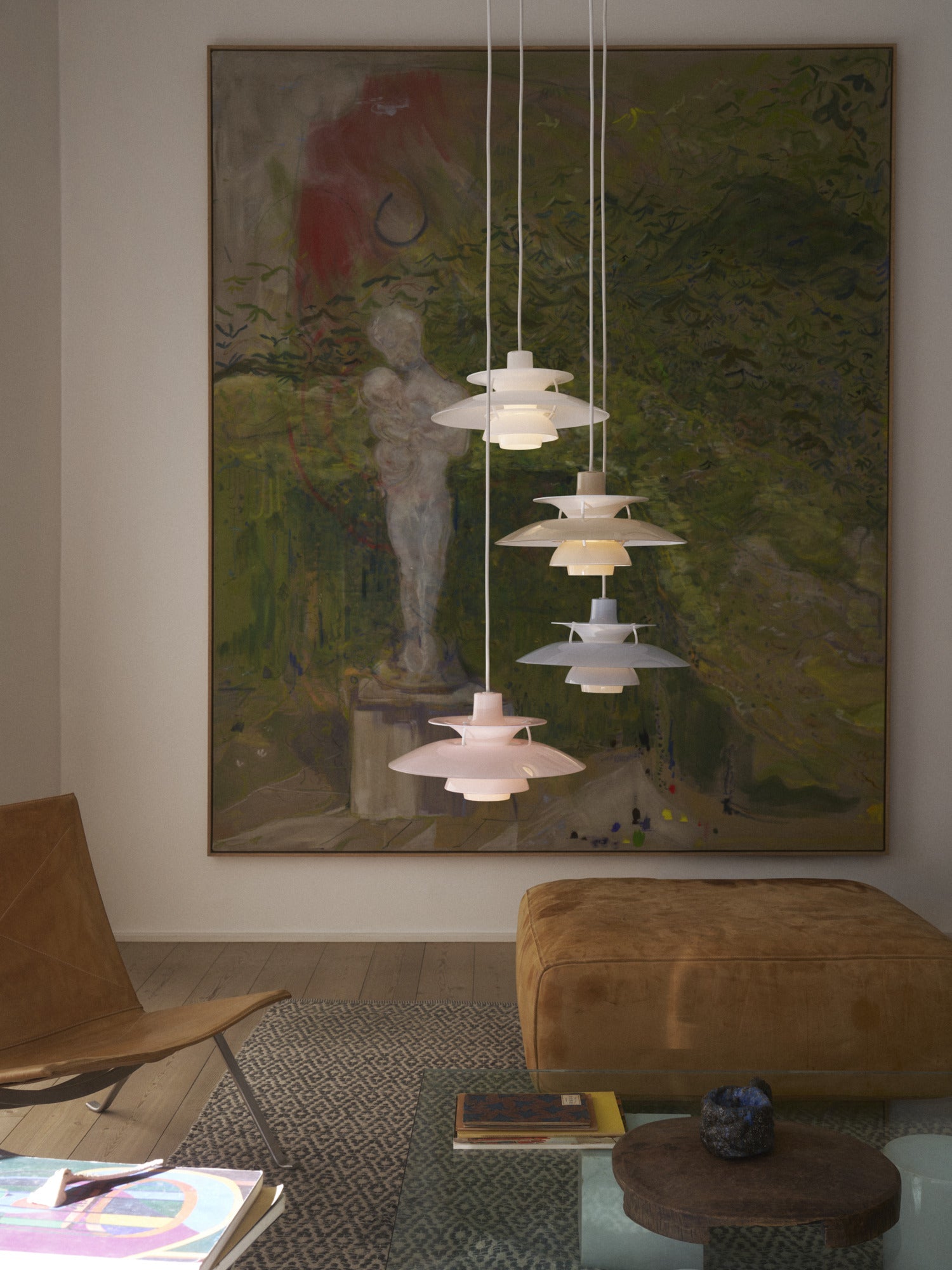 Hanging lamp PH 5 OPAL white
