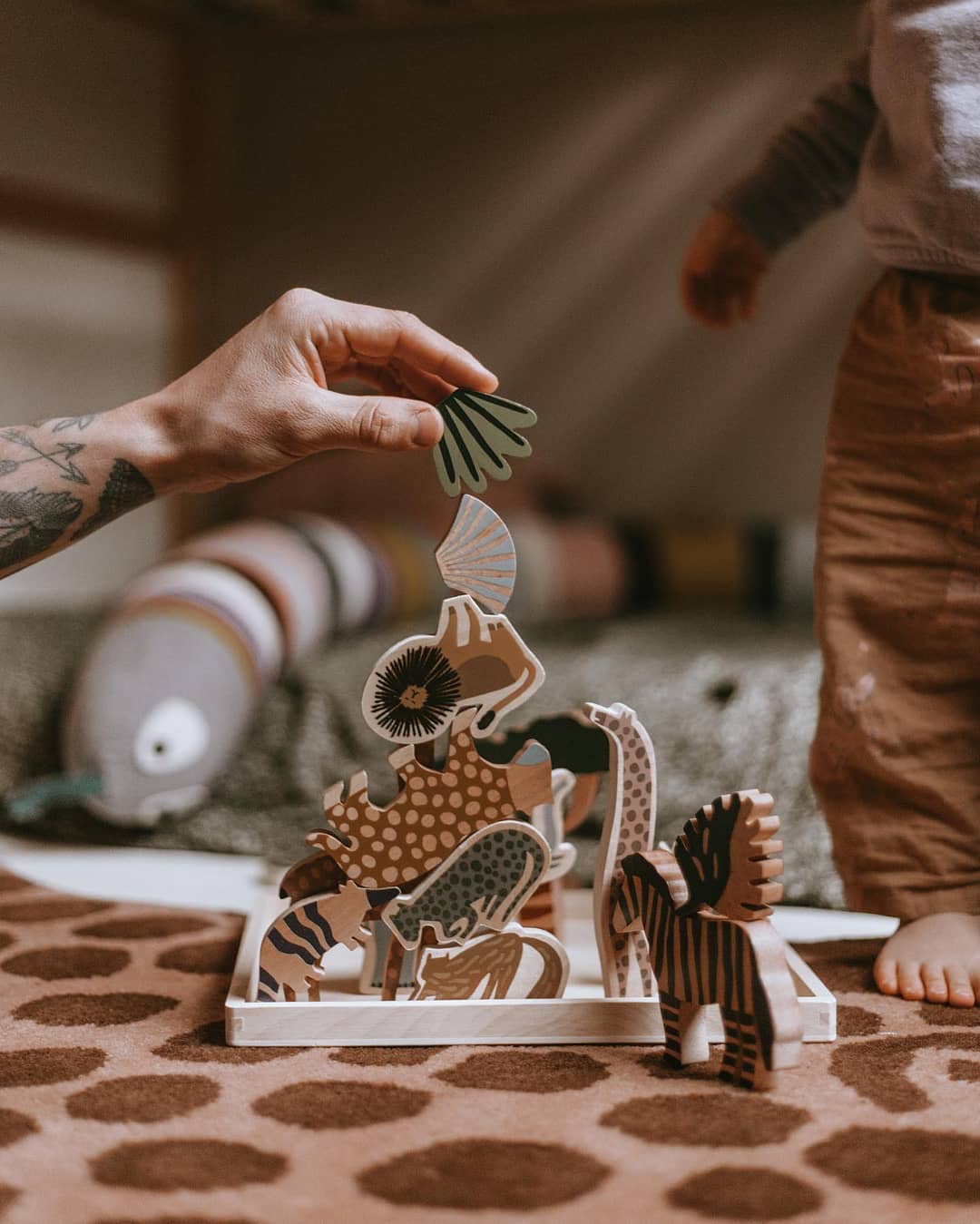 Dywan SAFARI LEOPARD brązowy
