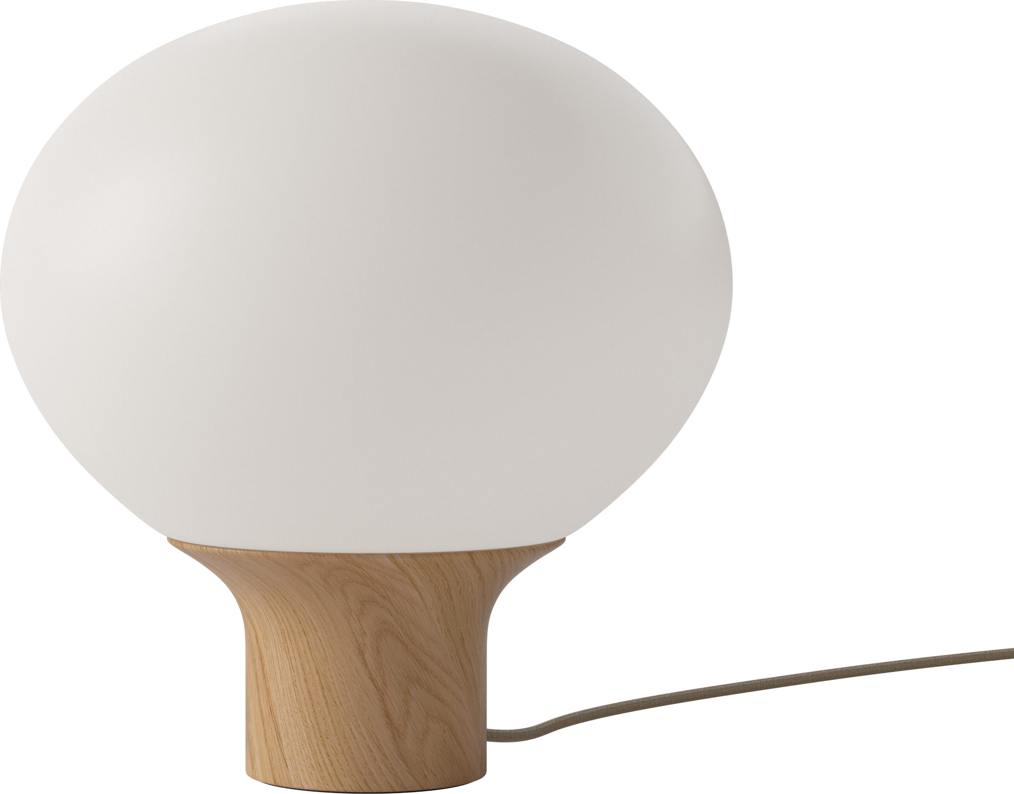 ACORN table lamp base made of oak