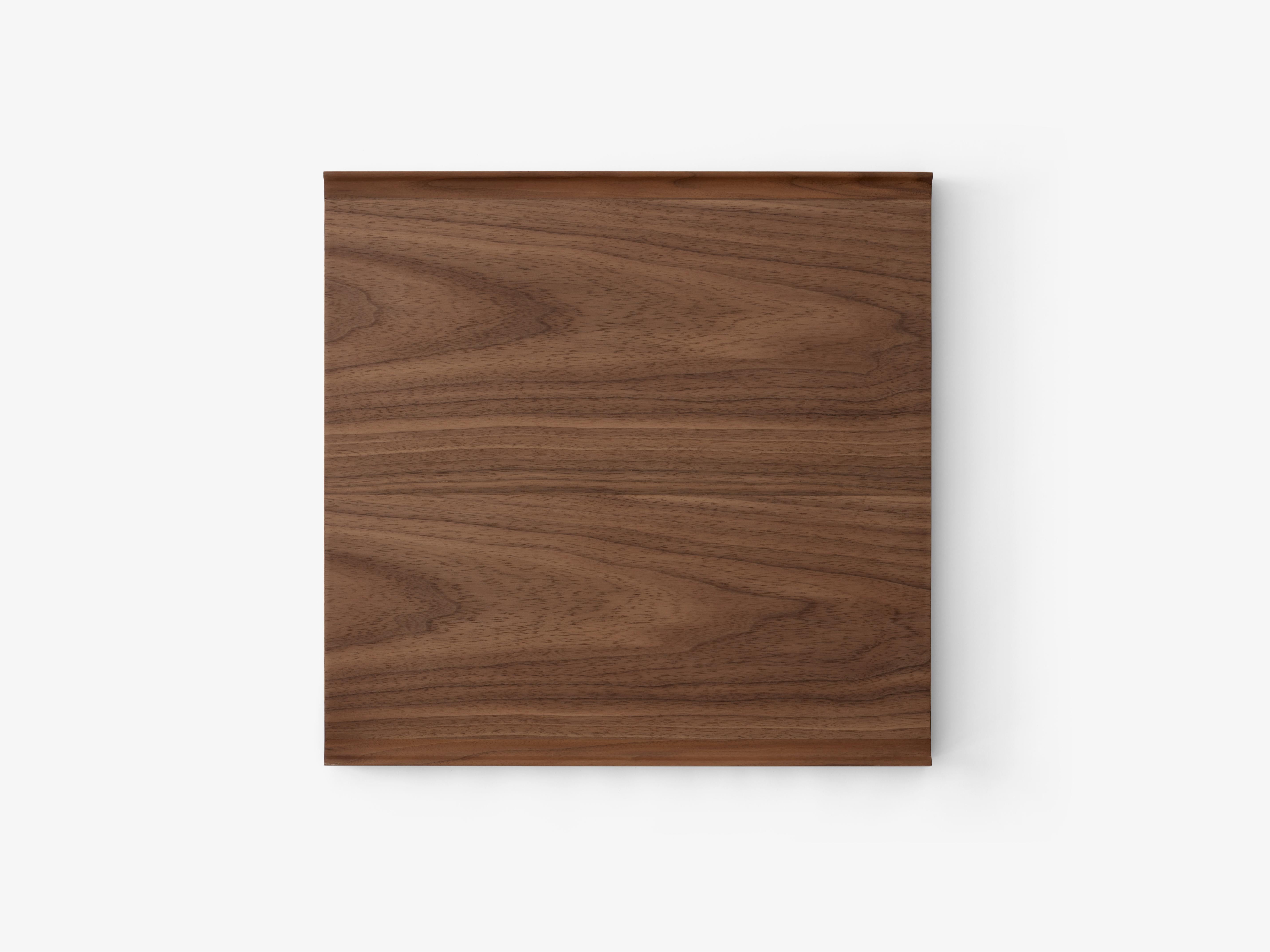 ALIMA NDS1 Cart in Matte Black with Lacquered Walnut Wood