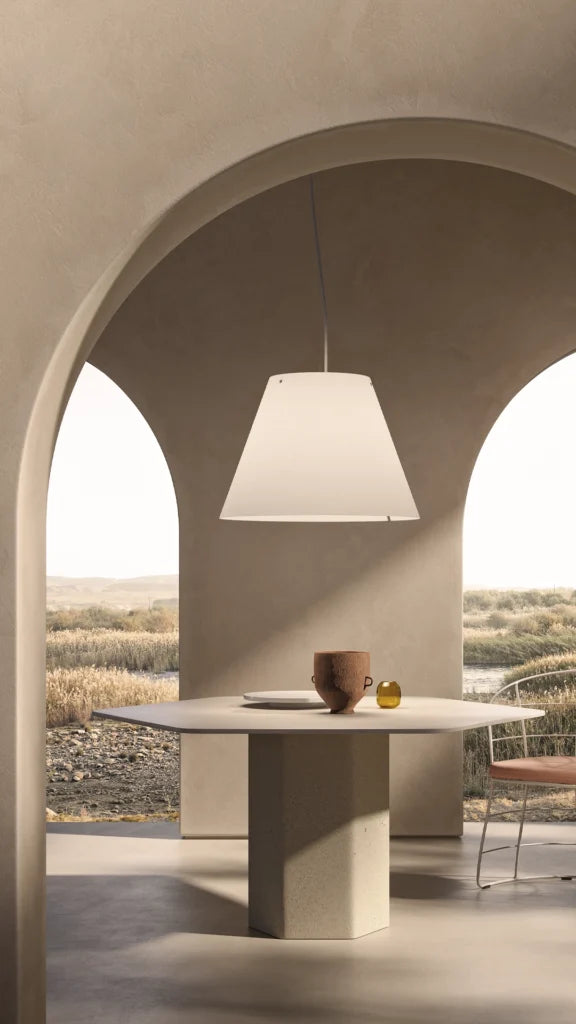 Grande Costanza White hanging lamp