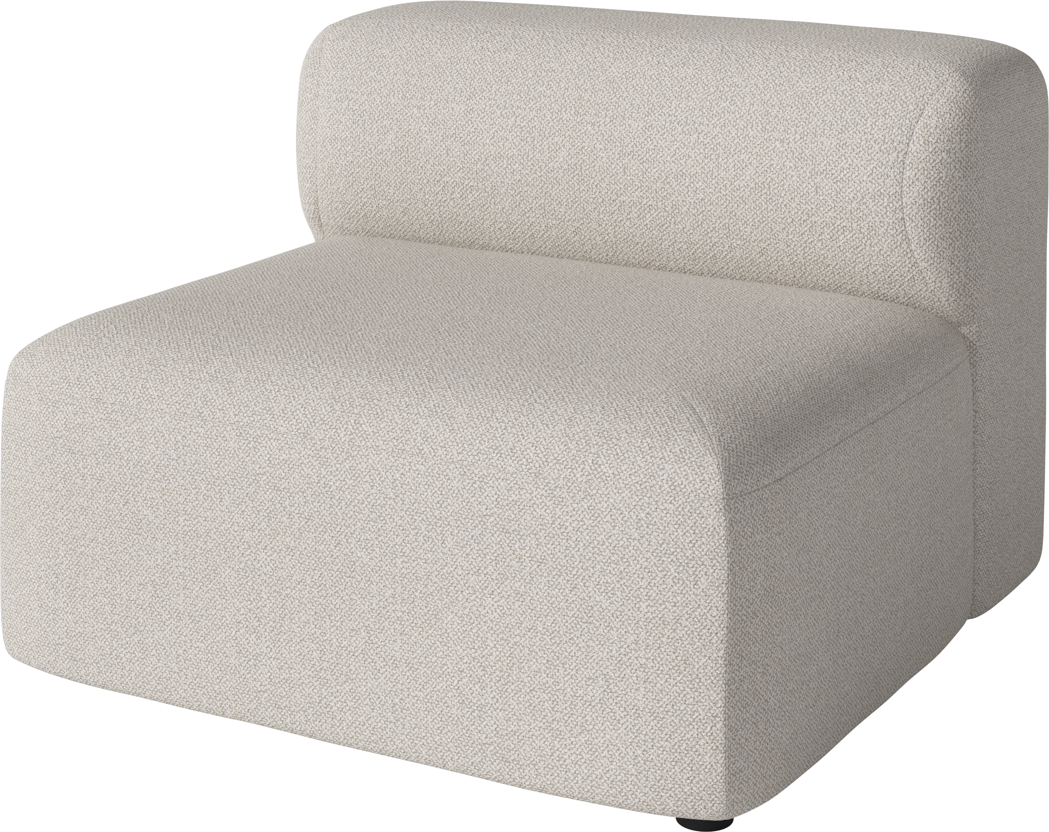 Angle modular sofa - Central upholstered module