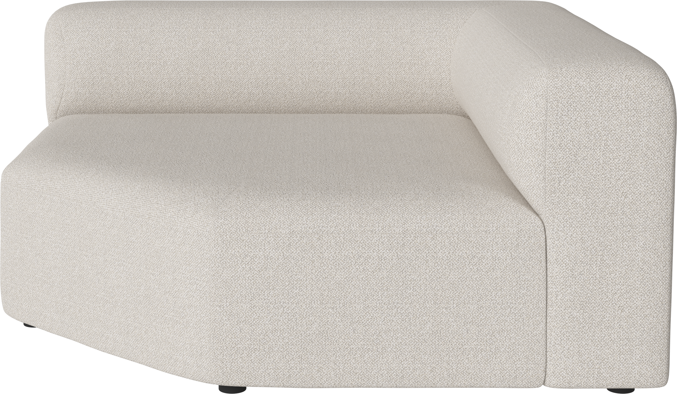 Angle modular sofa - right -handed upholstered module