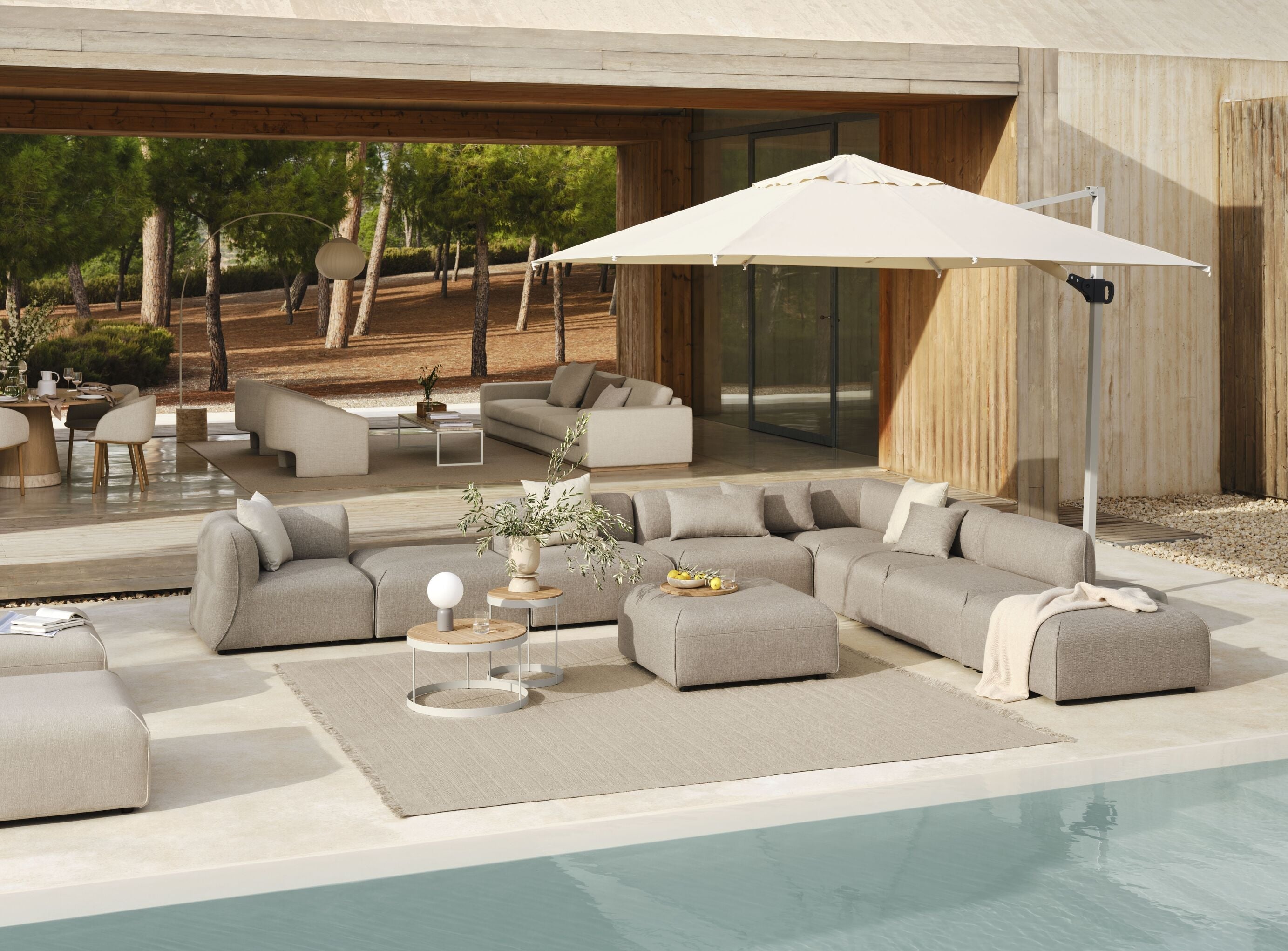 Modular sofa ARKE - left -handed upholstered module