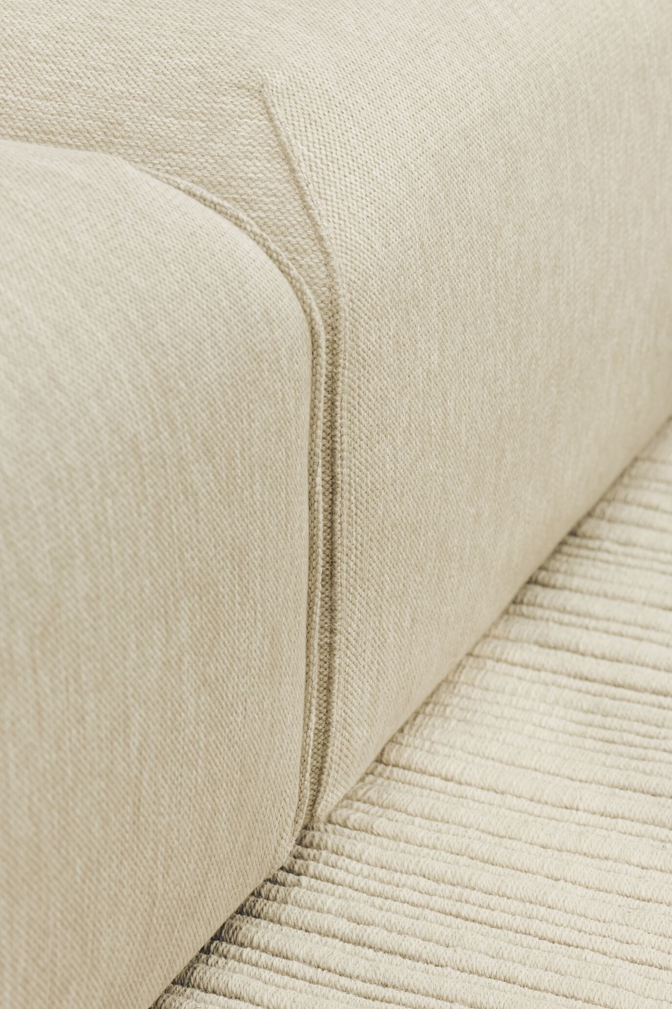 Modular sofa ARKE - left -handed upholstered module