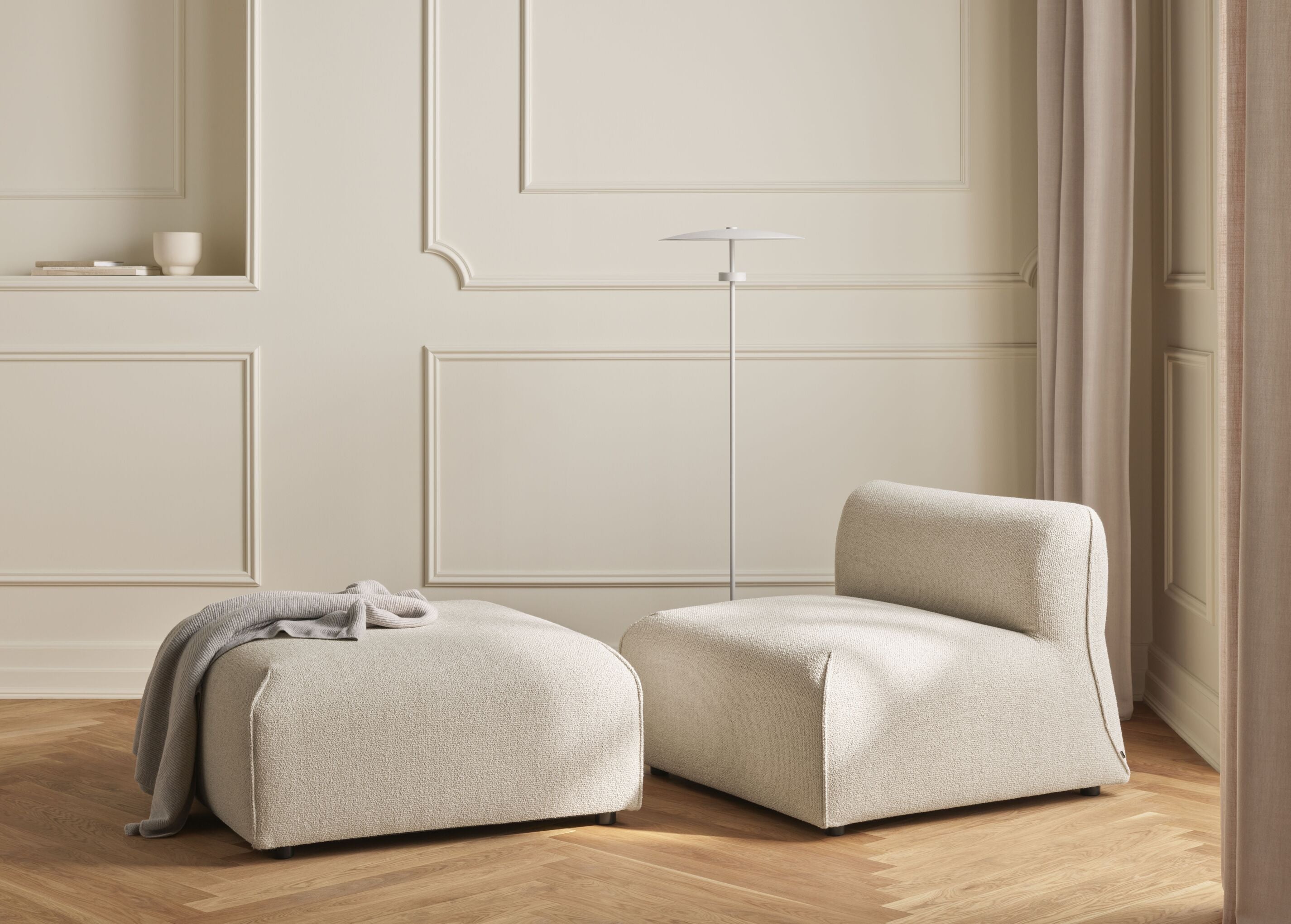 ARKE modular sofa - Central upholstered module