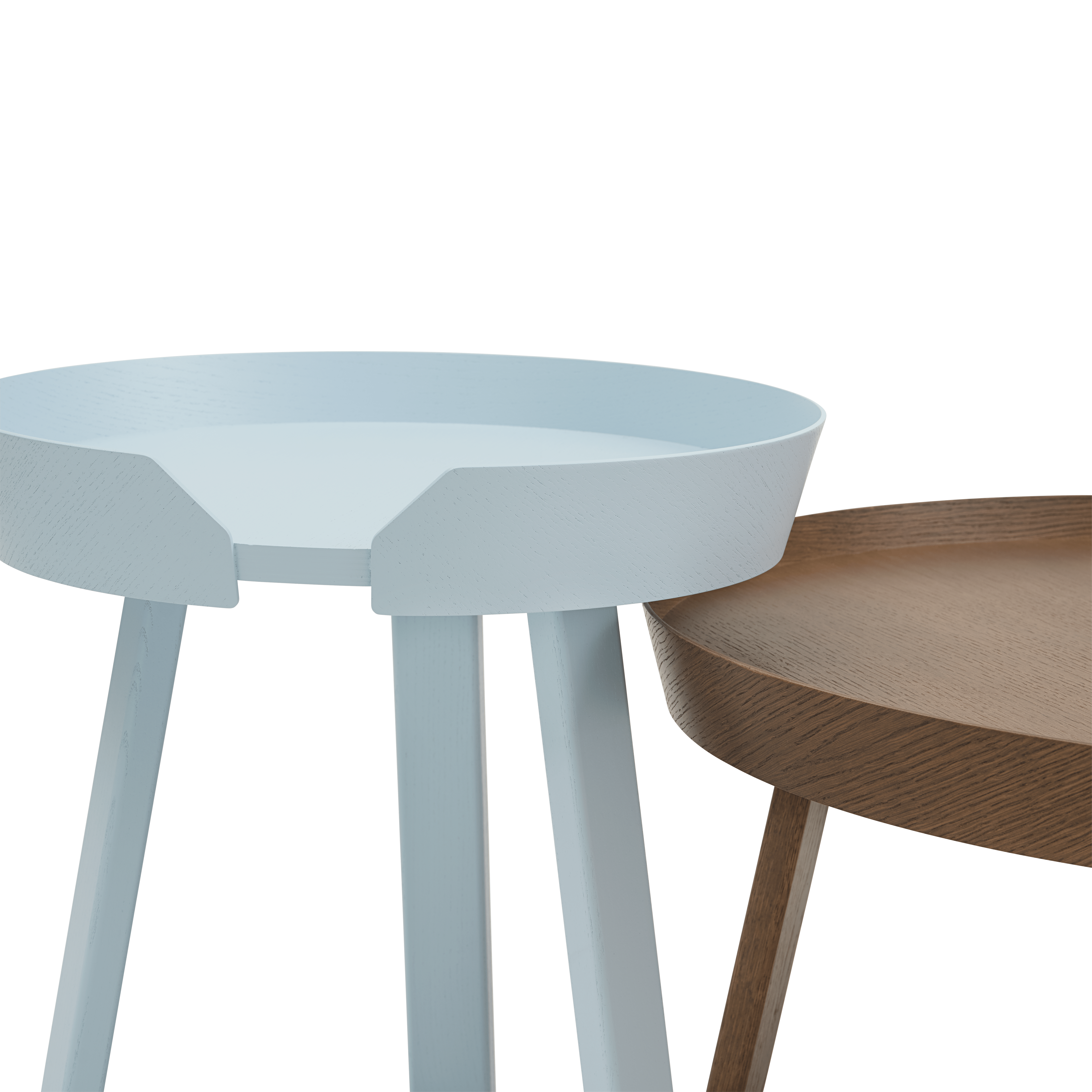 AROUND coffee table dark ash wood