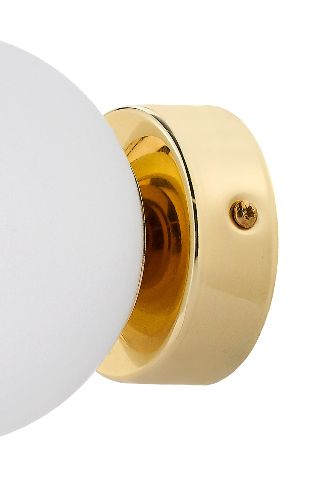 Wandleuchte ASTRA gold mit Weiß