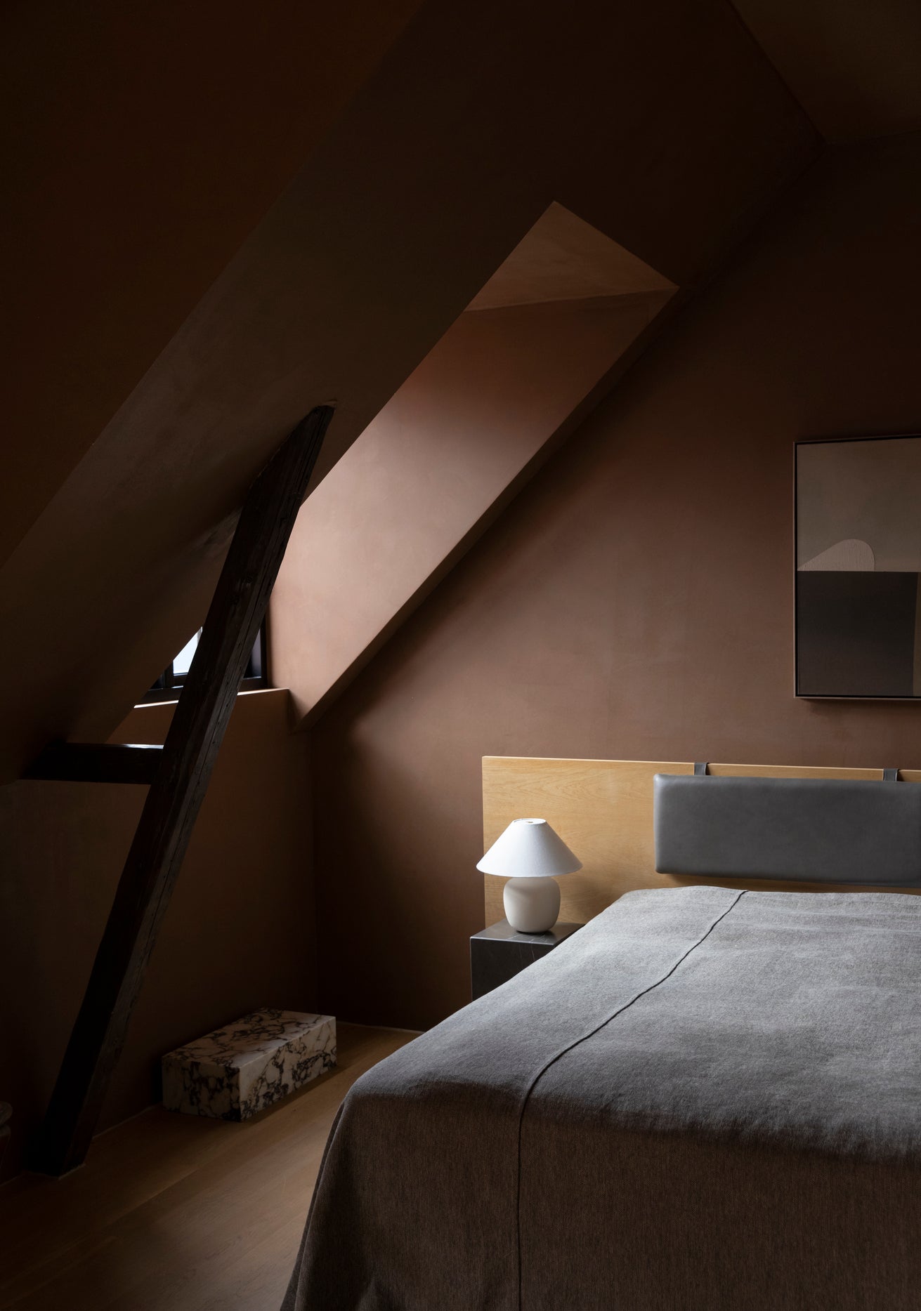 Tischlampe TORSO weiße Keramik