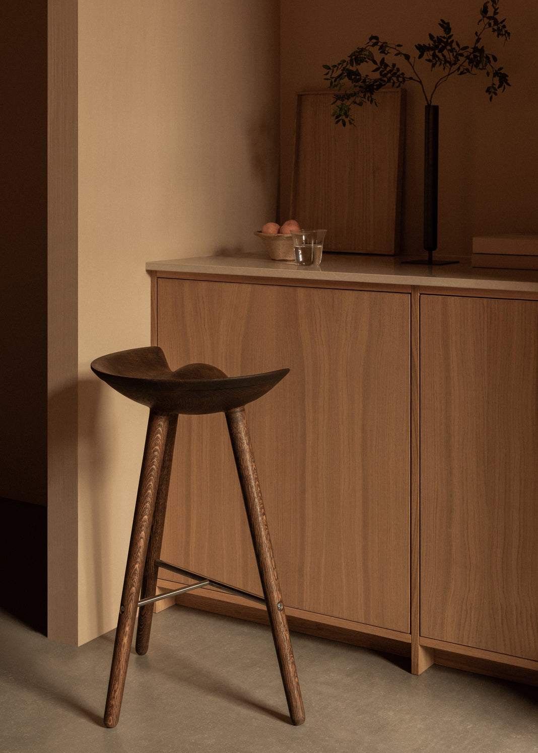 ML 42 Beech Wood Stool [Julia]