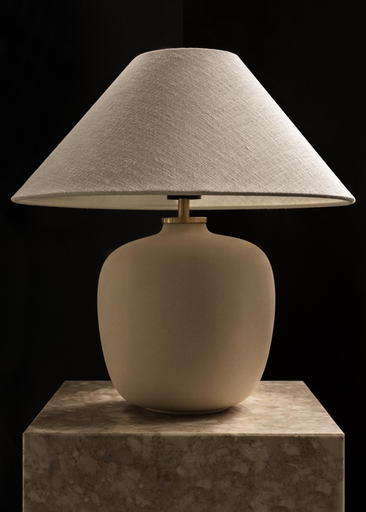 PLINTH Side Table Brown Marble