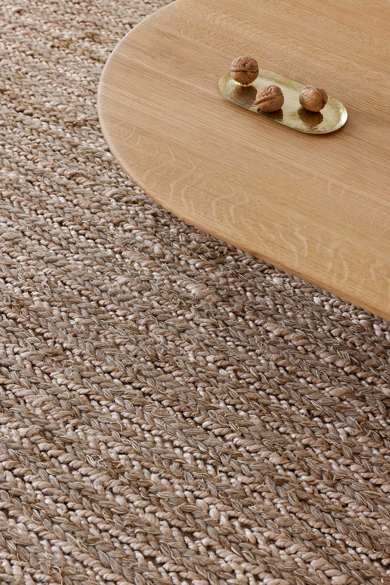 Craft Plait rug Beige [Julia] [Amelia SPR]