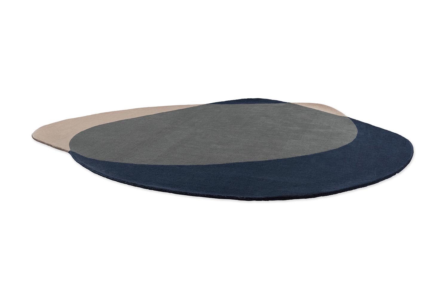 ARP Element Carpet Gray with navy blue