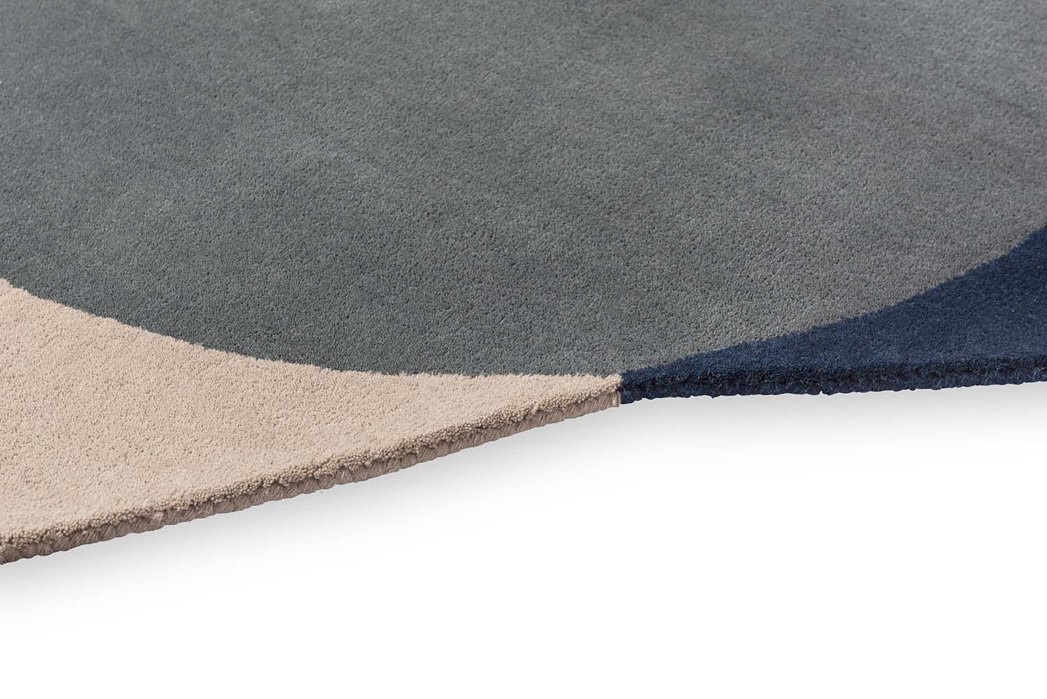 ARP Element Carpet Gray with navy blue