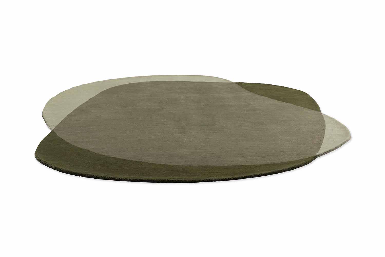 ELEMENT MOORE oval rug olive