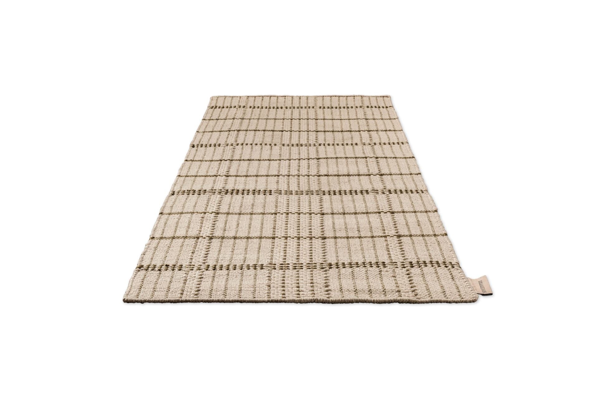 Outdoor rug of stitch beige-brown