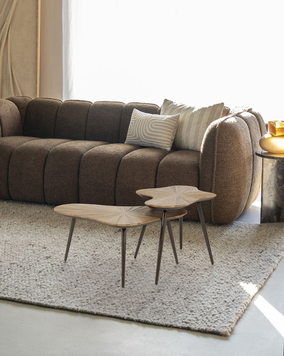LOMA Coffee Table Set in Teak Wood
