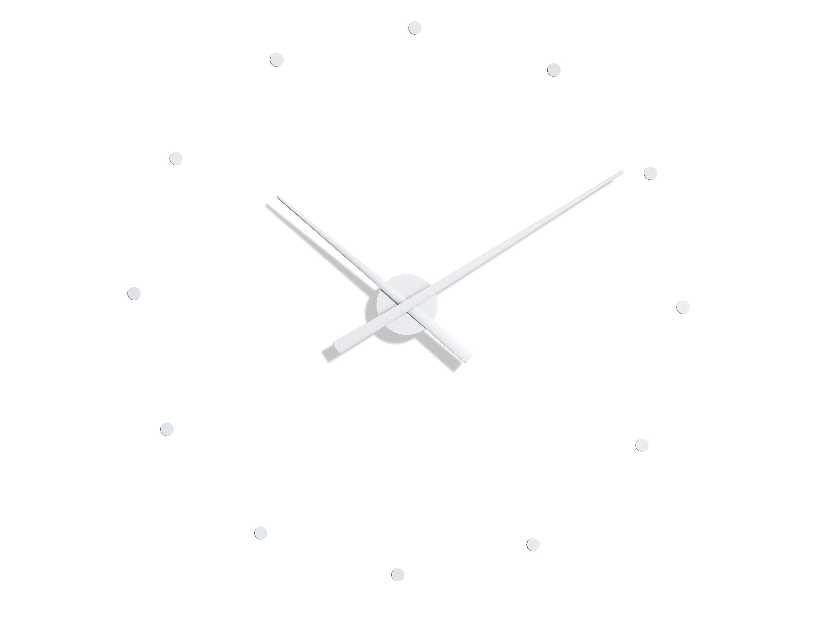 White wall clock OJ