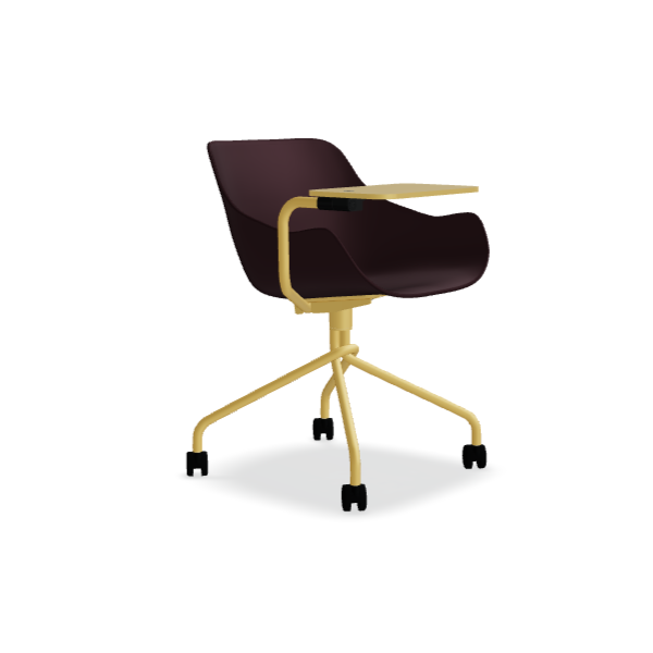 Swivel chair Baltic Basic metal base with wheels