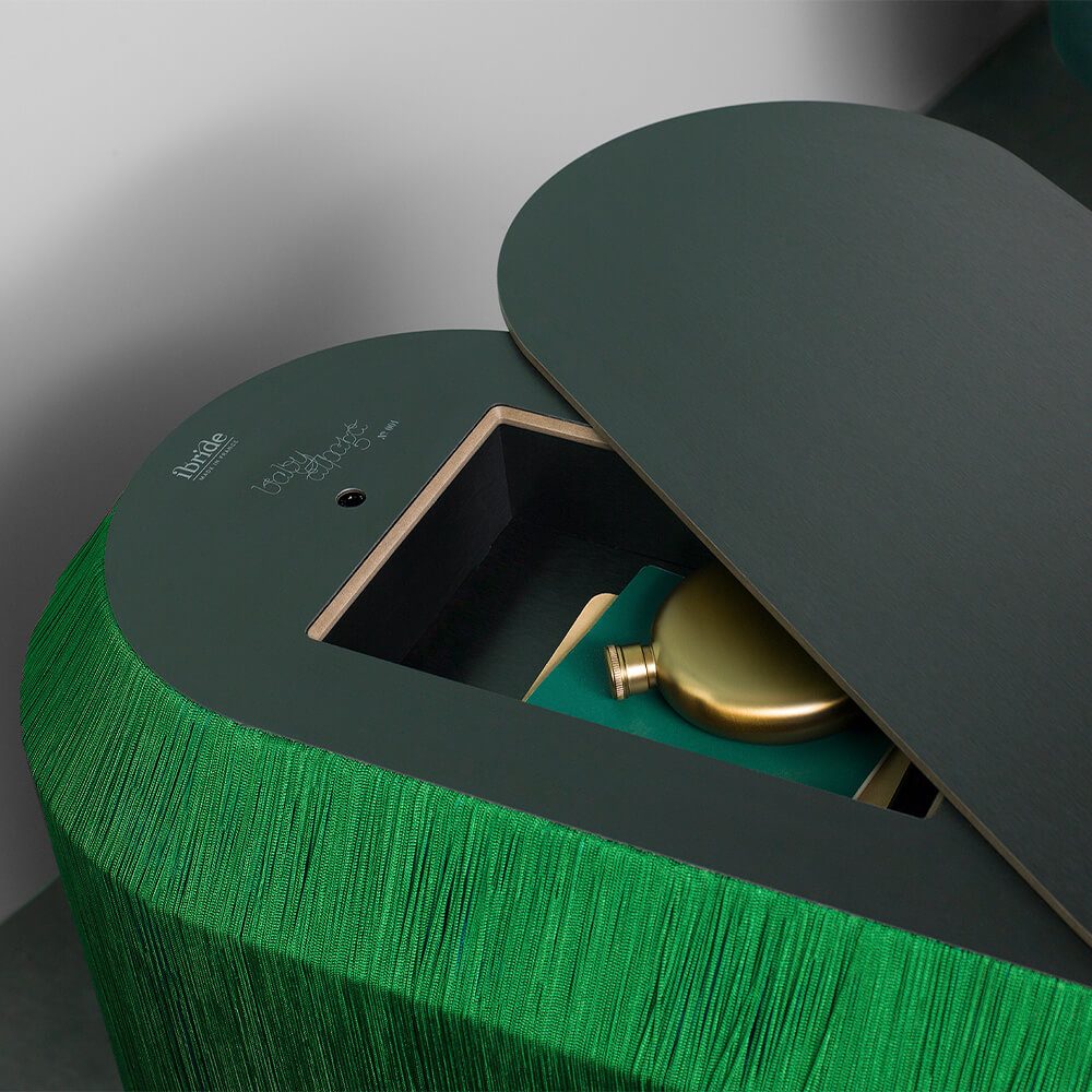BABY ALPAGA Green Chest of Drawers