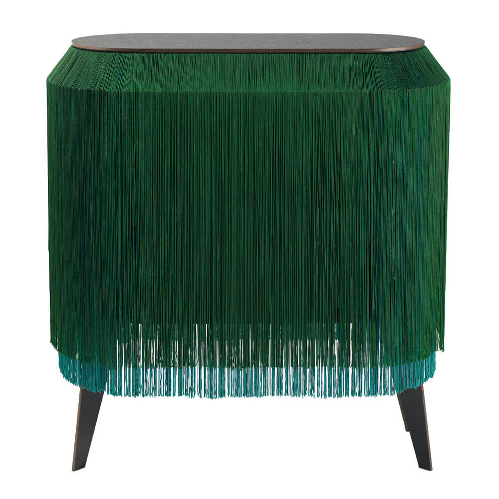 BABY ALPAGA Green Chest of Drawers