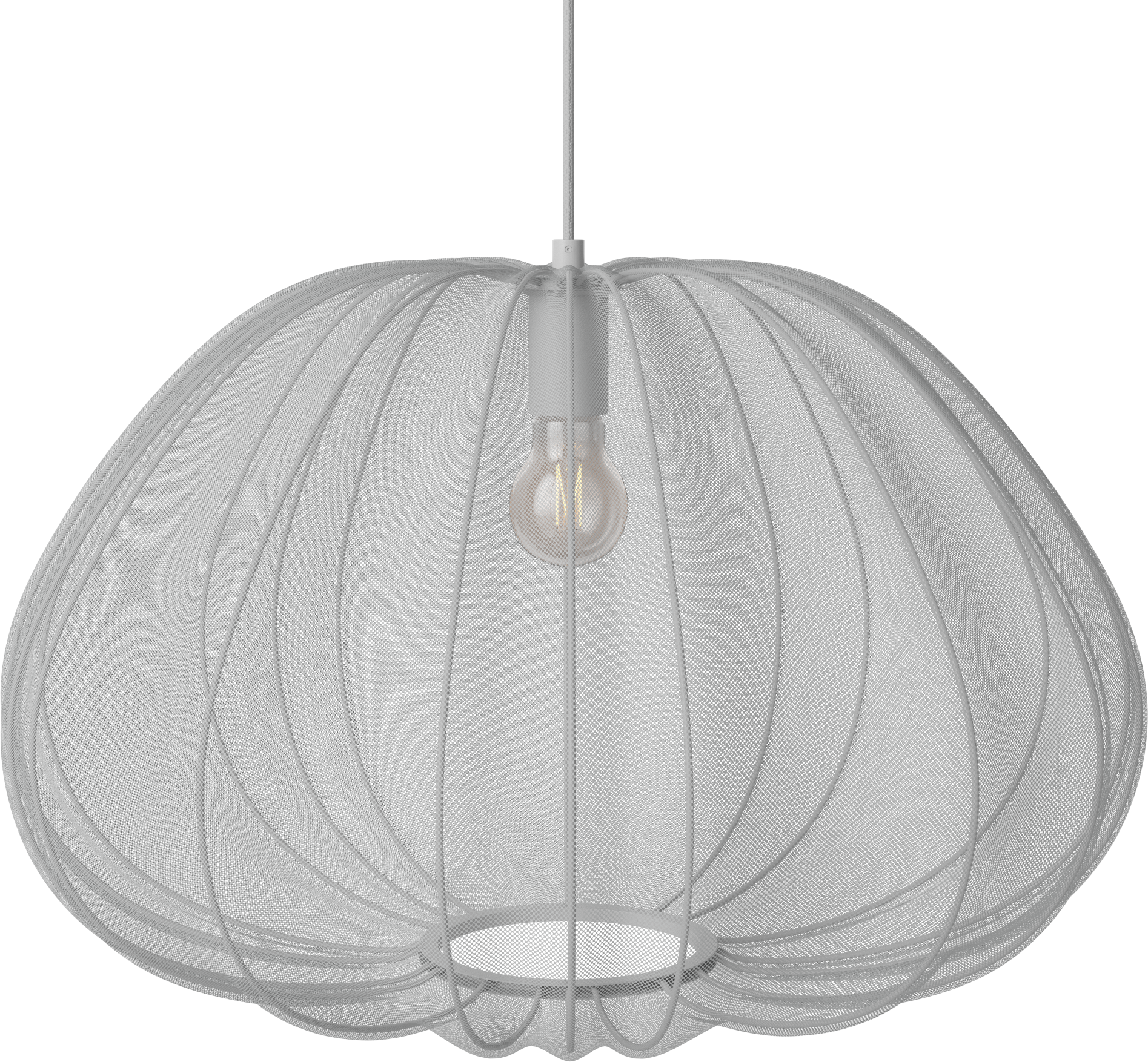 Gray ballon hanging lamp