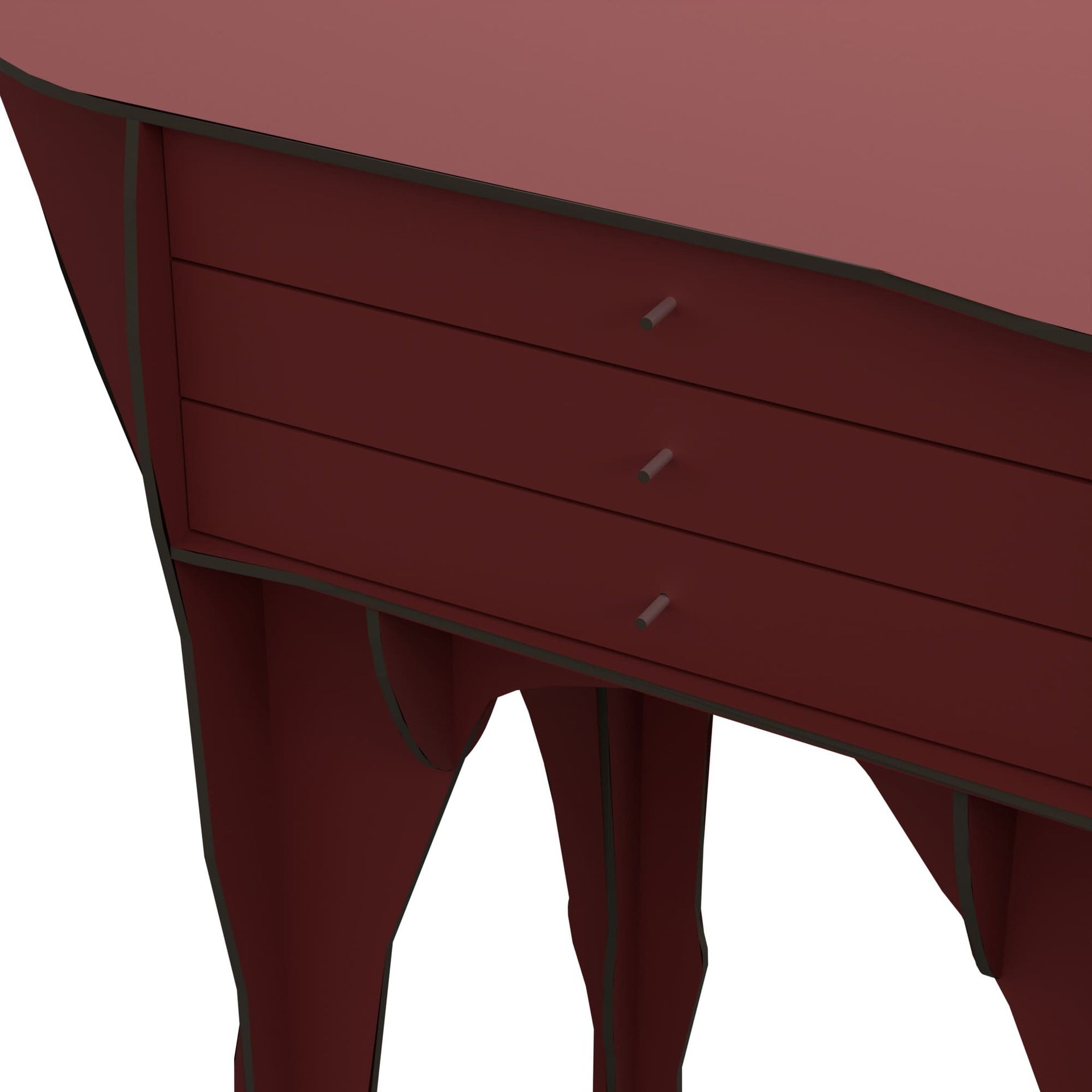 BAMBI Console in Burgundy