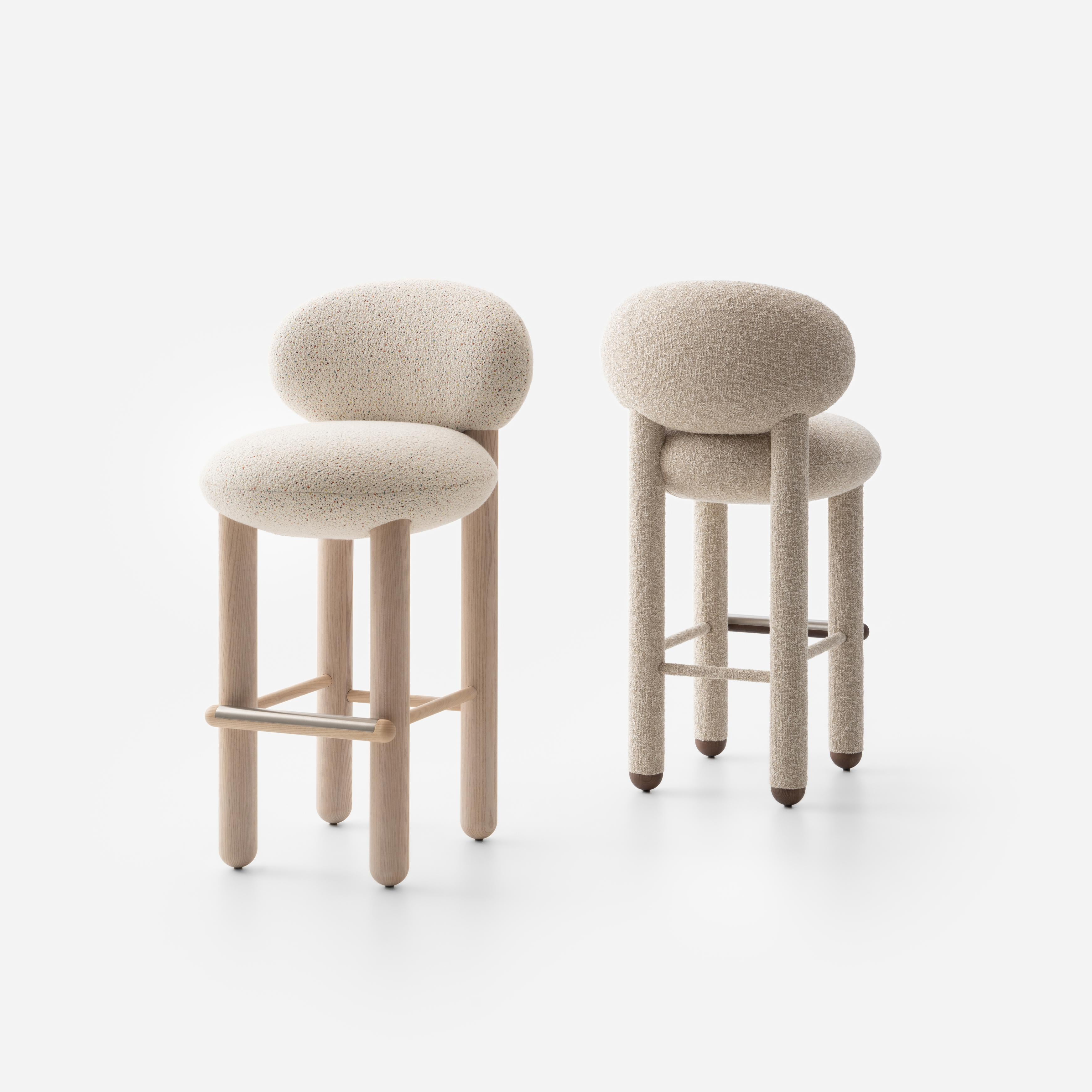 Upholstered FLOCK CS1 Bar Stool