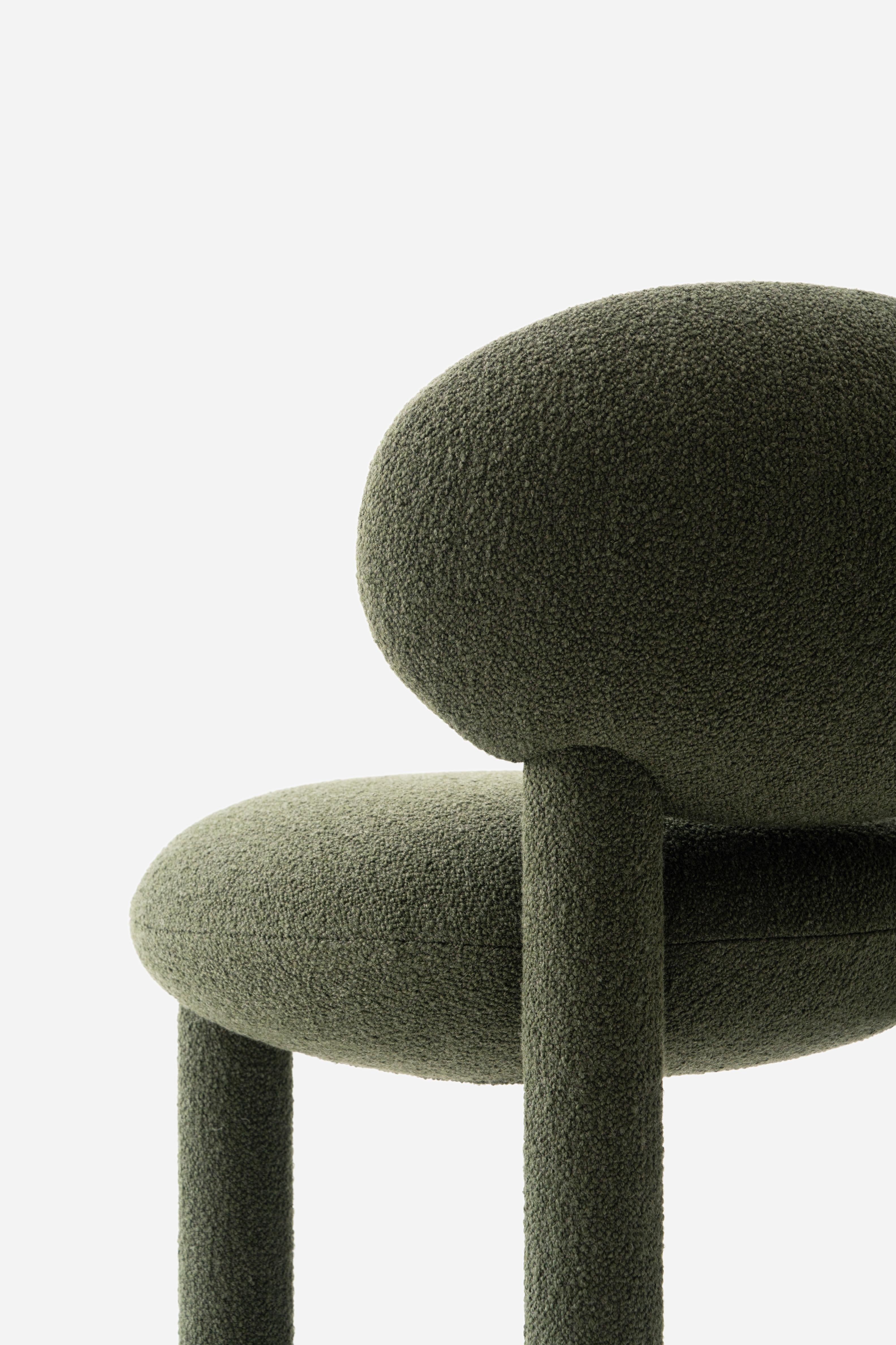 Upholstered FLOCK CS1 Bar Stool