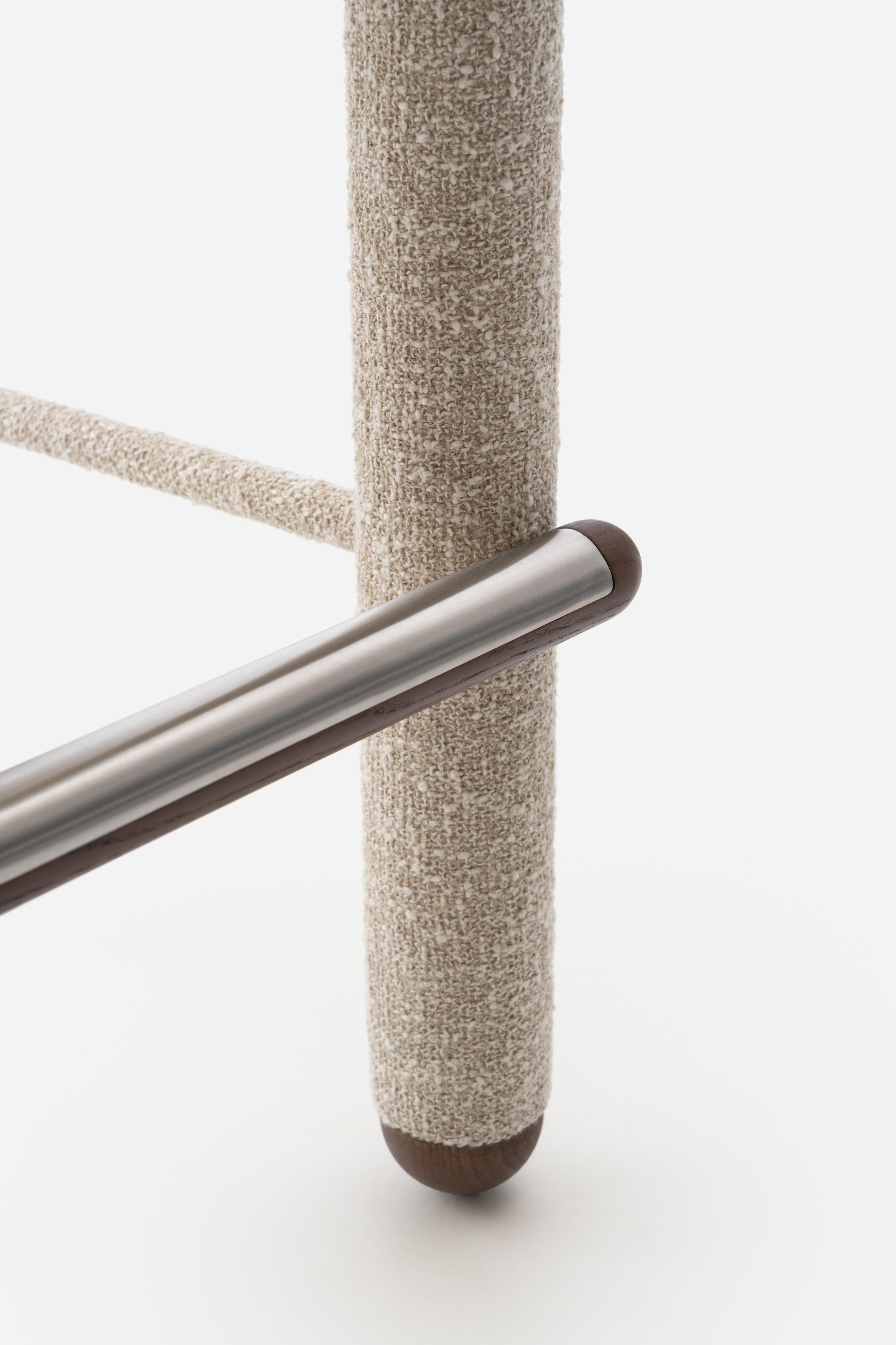 Upholstered FLOCK CS1 Bar Stool