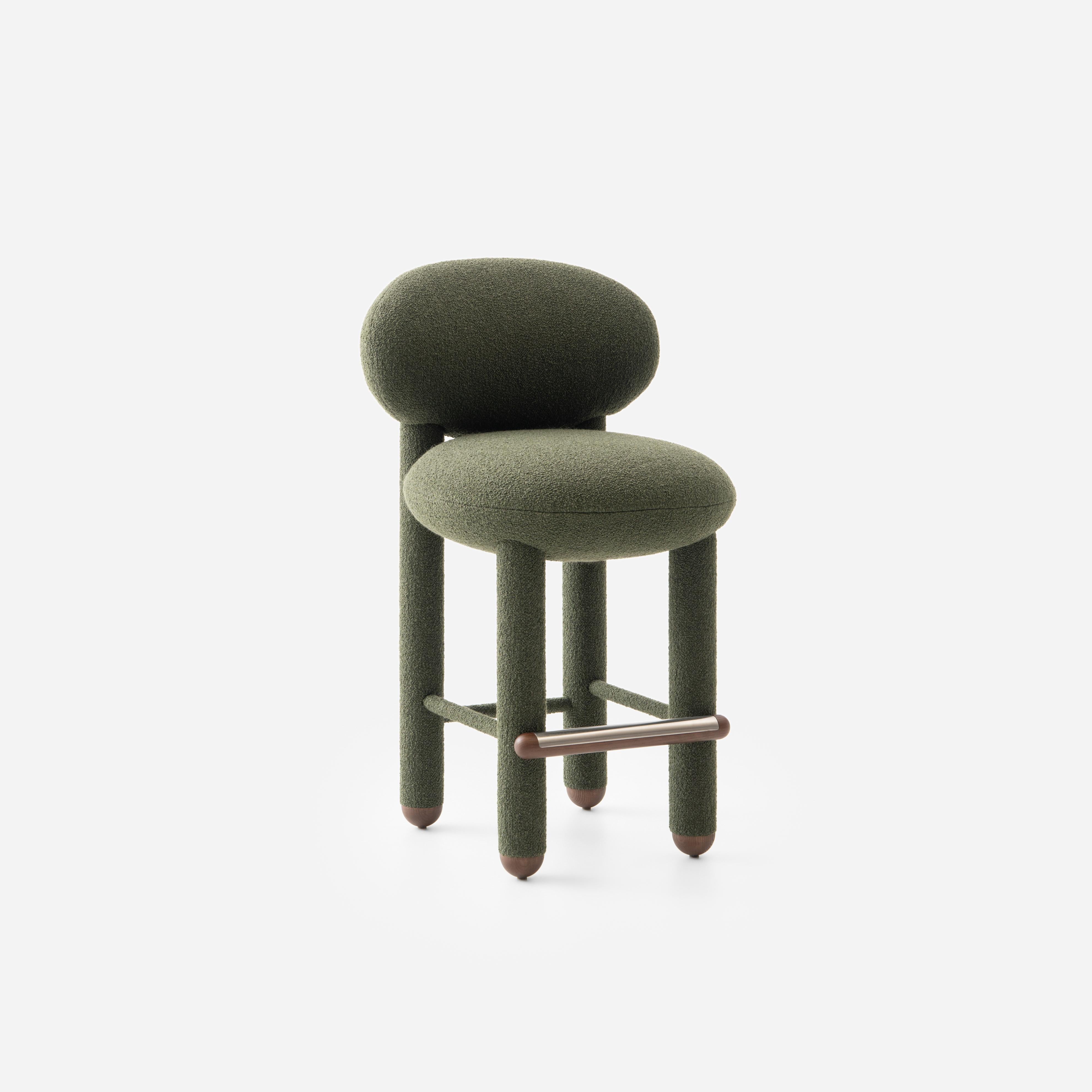 Upholstered FLOCK CS1 Bar Stool