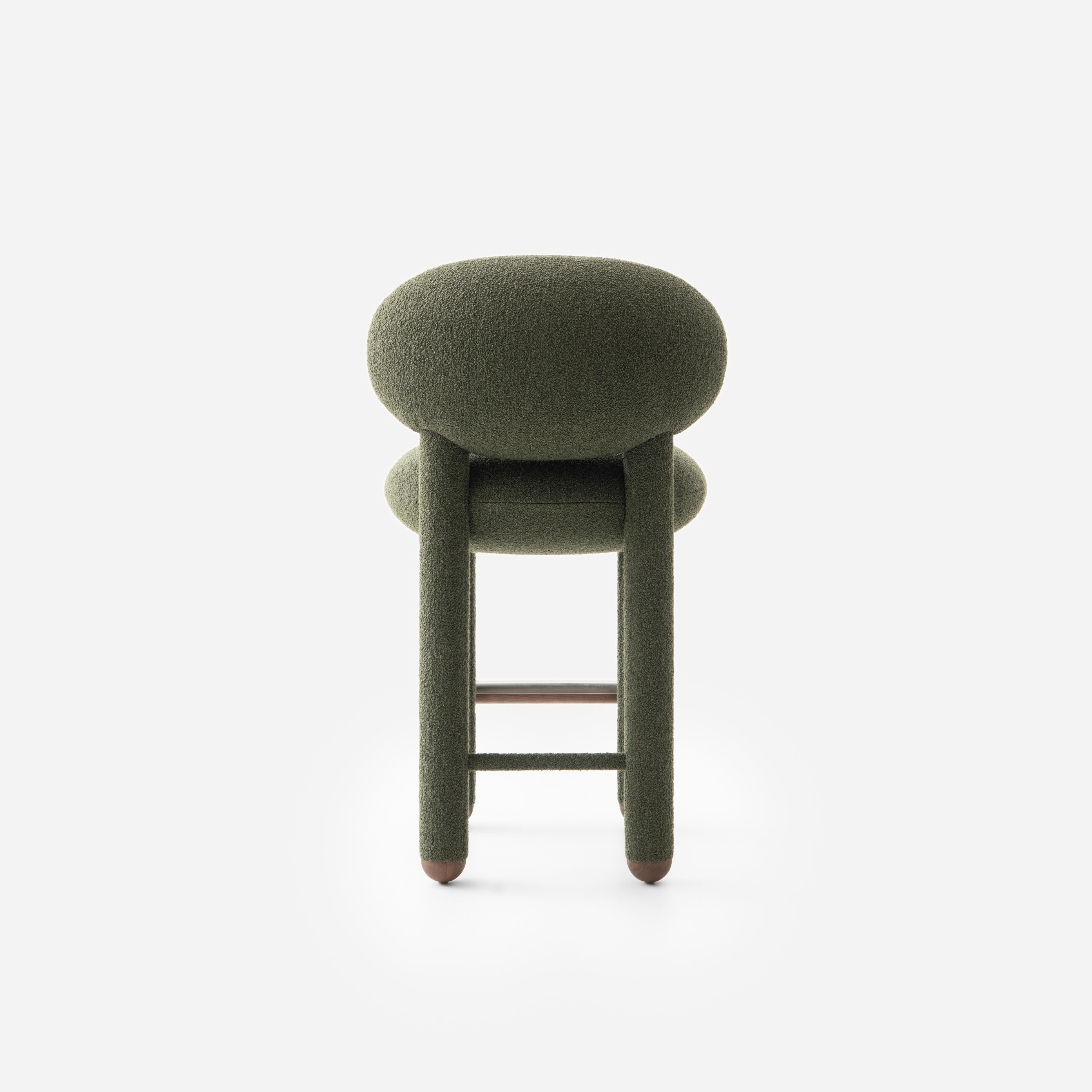 Upholstered FLOCK CS1 Bar Stool