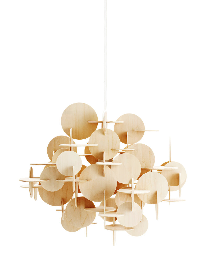 BAU Wood hanging lamp