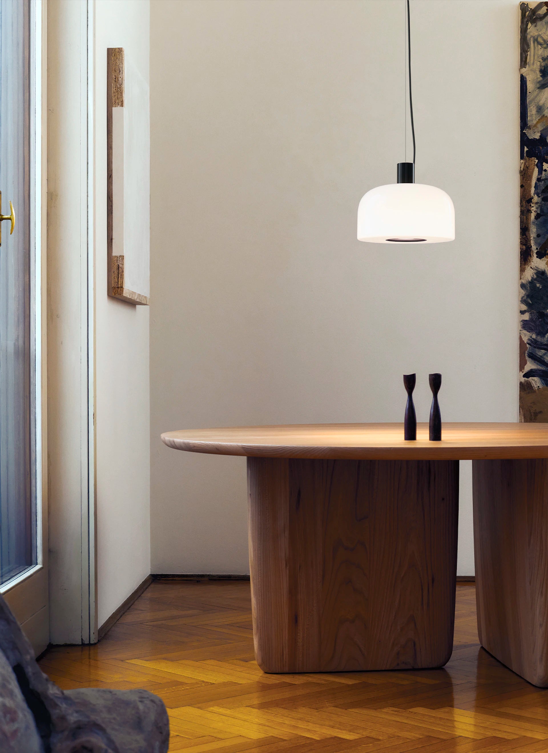 Hängelampe BELLHOP GLASS braun