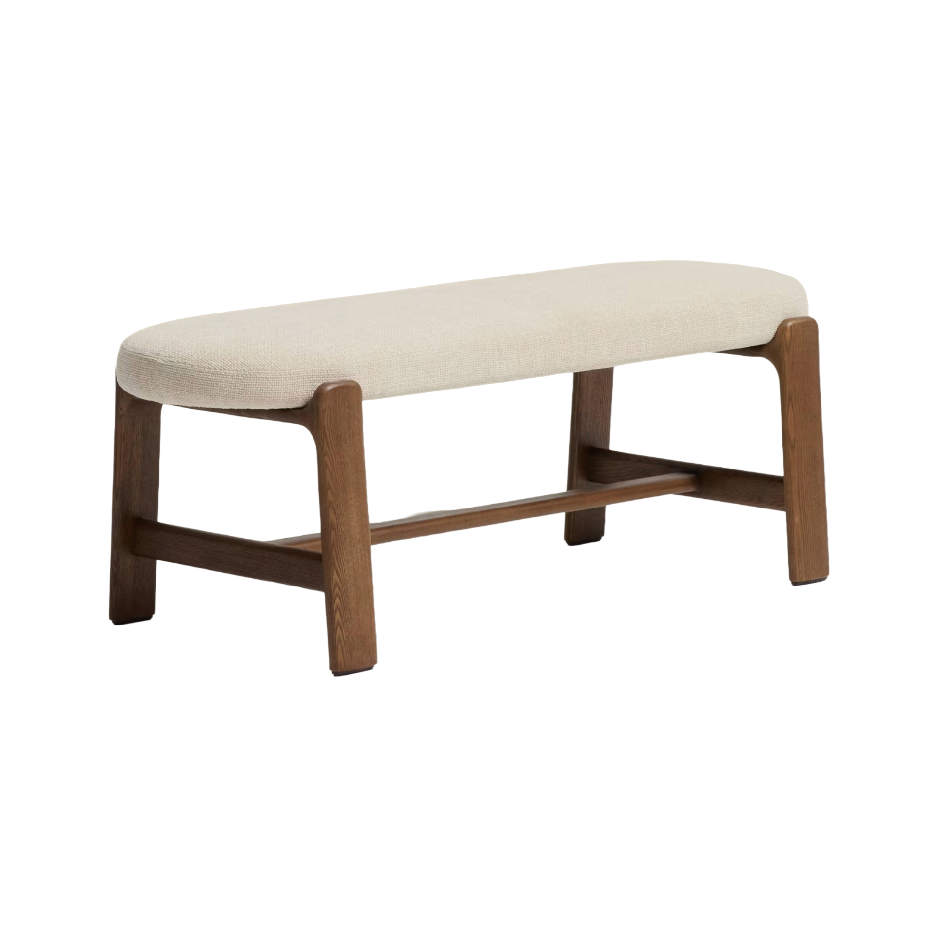 GRANITE bench in beige chenille