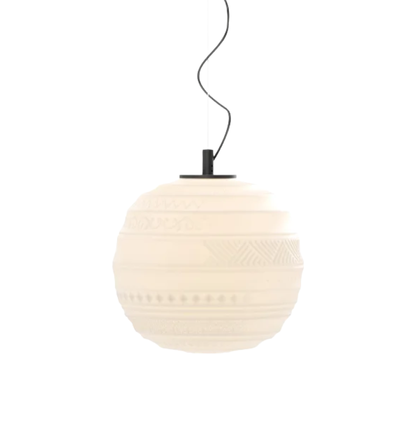 BRAILLE pendant lamp white