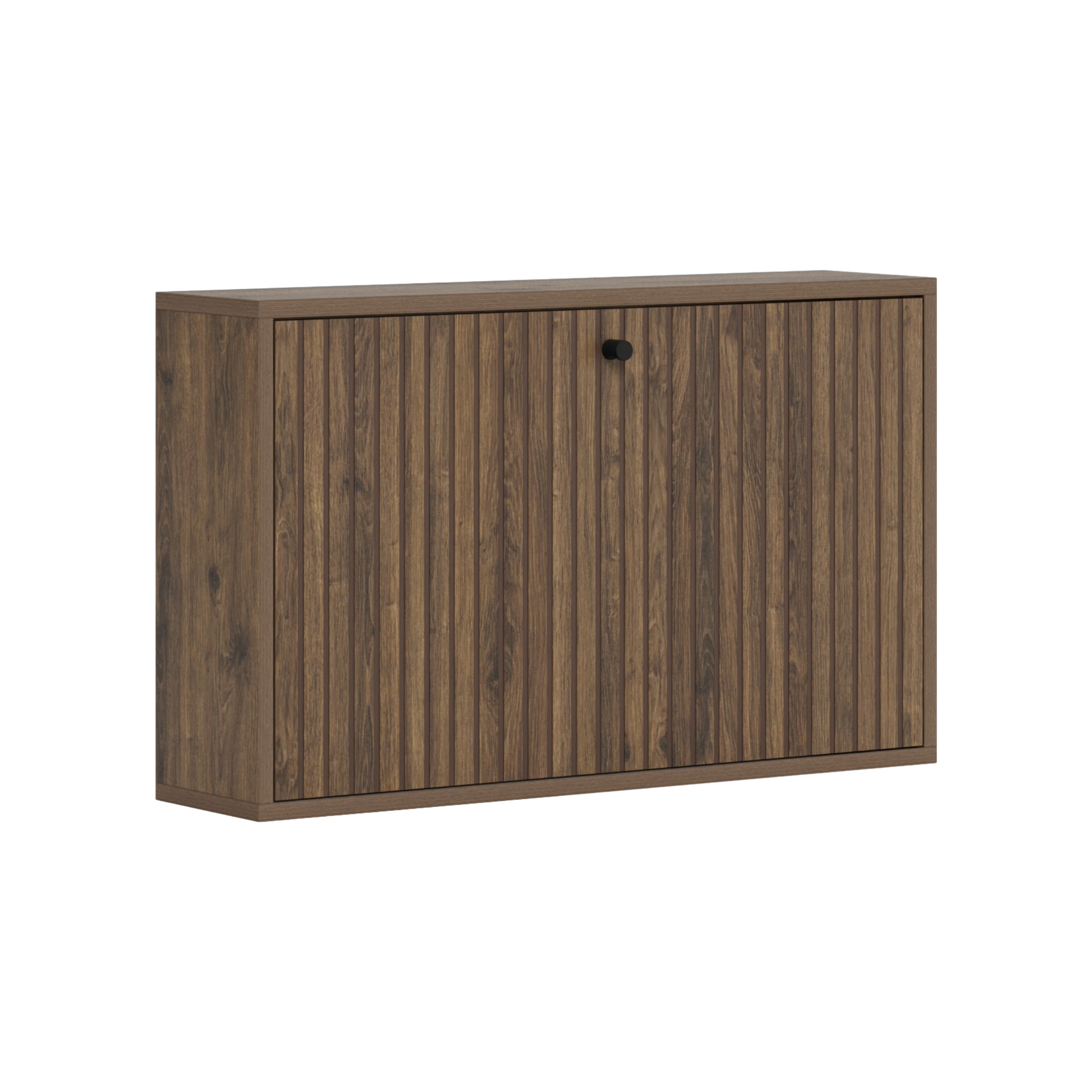Albany's shoe cabinet dark melaamin oak