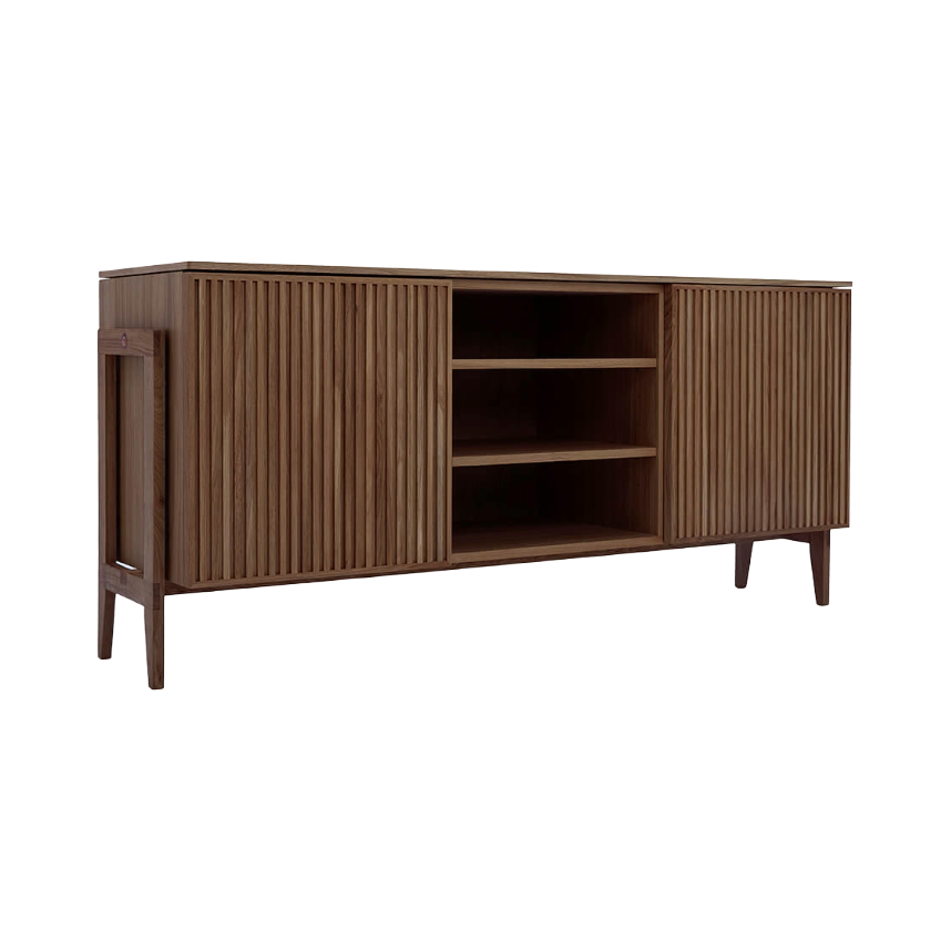 RTV-Sideboard PHAB Eiche Nussbaum