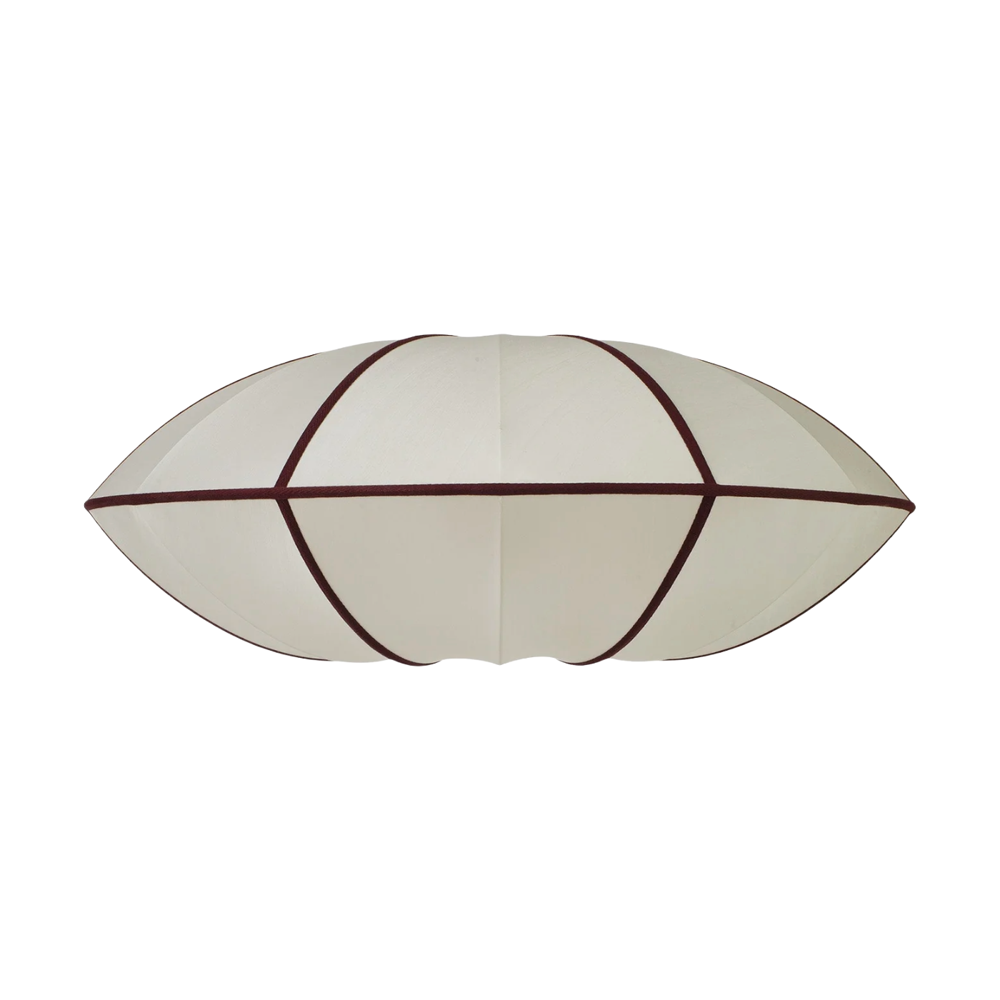 UFO-Schirm gebrochenes Weiß mit Bordeaux
