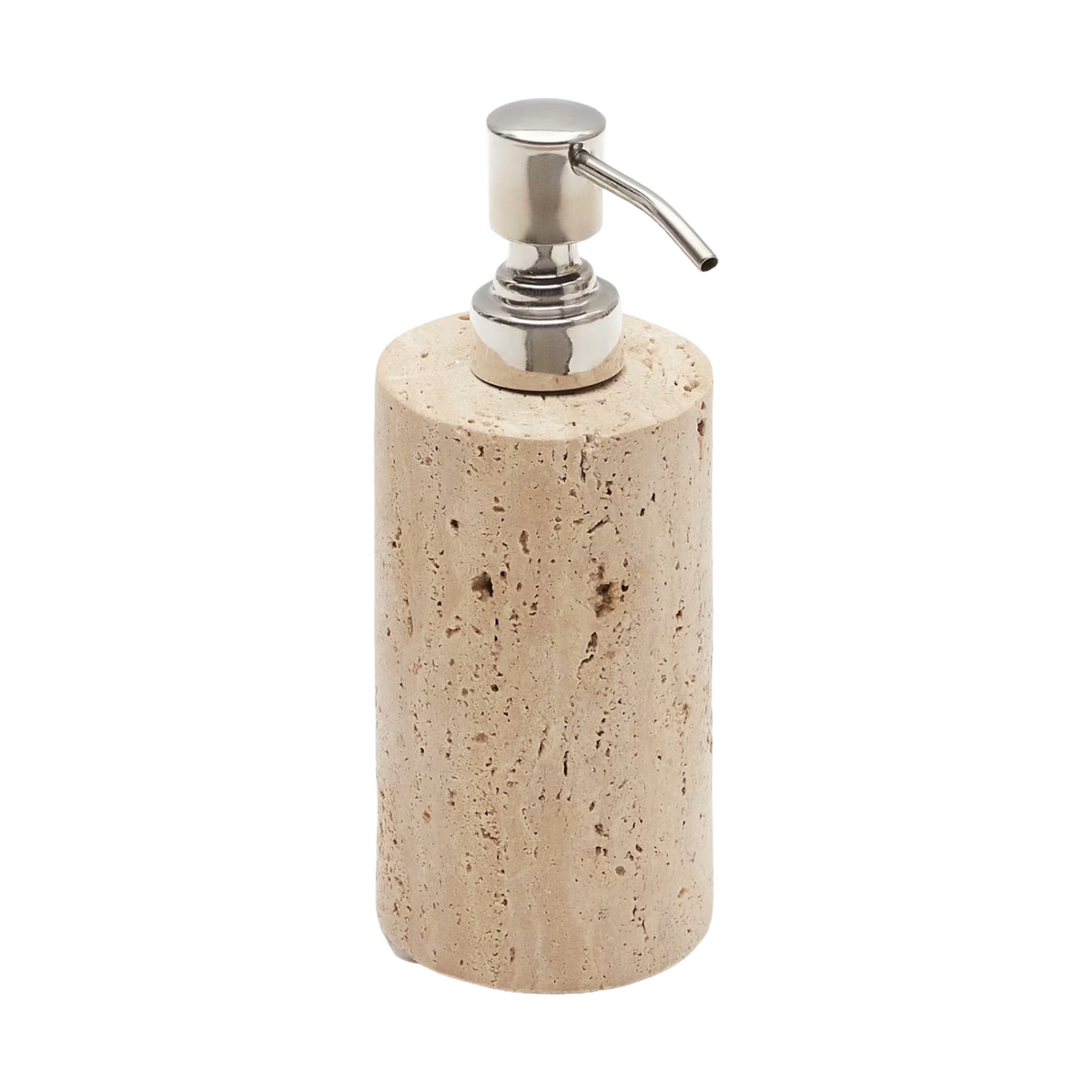 MACRE travertine soap dispenser