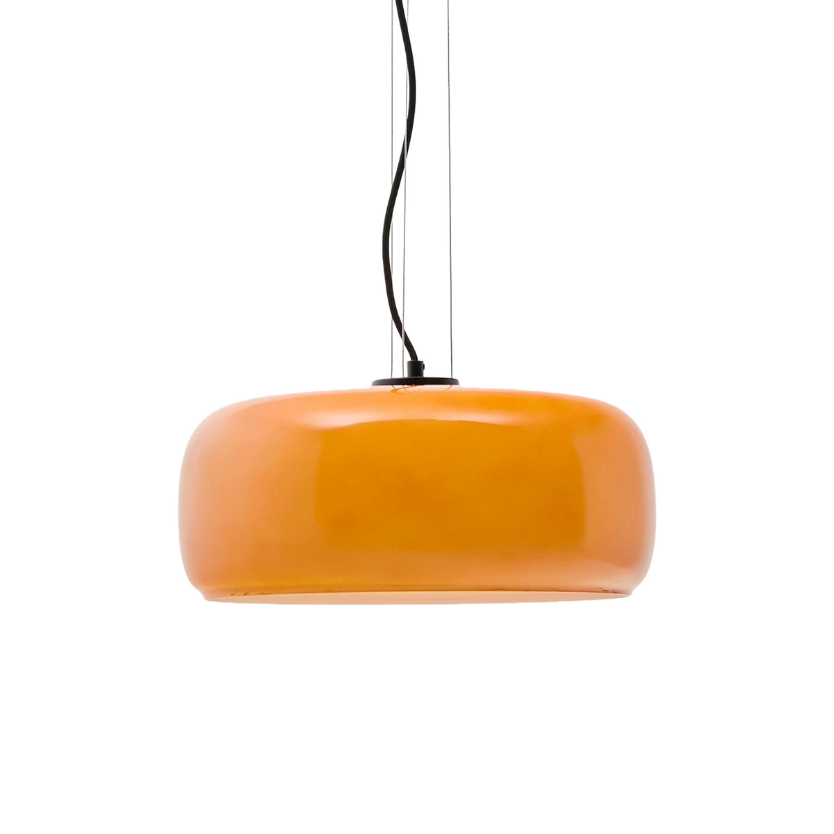 Reig Pendant Lamp Orange Glass